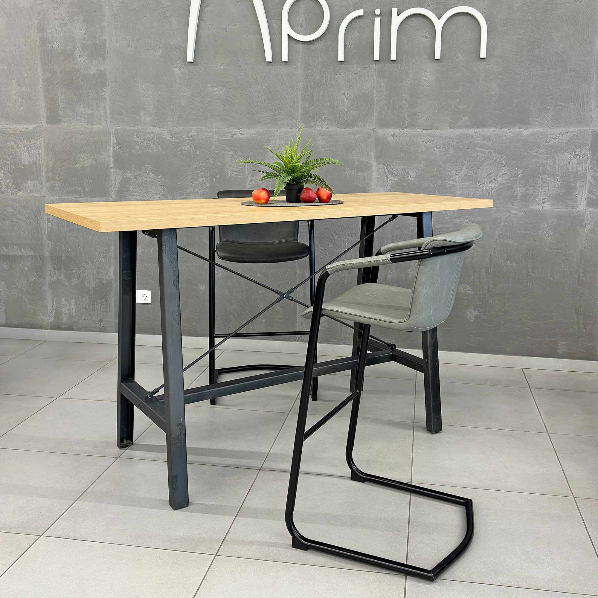Scaun Bar Exen Light Grey