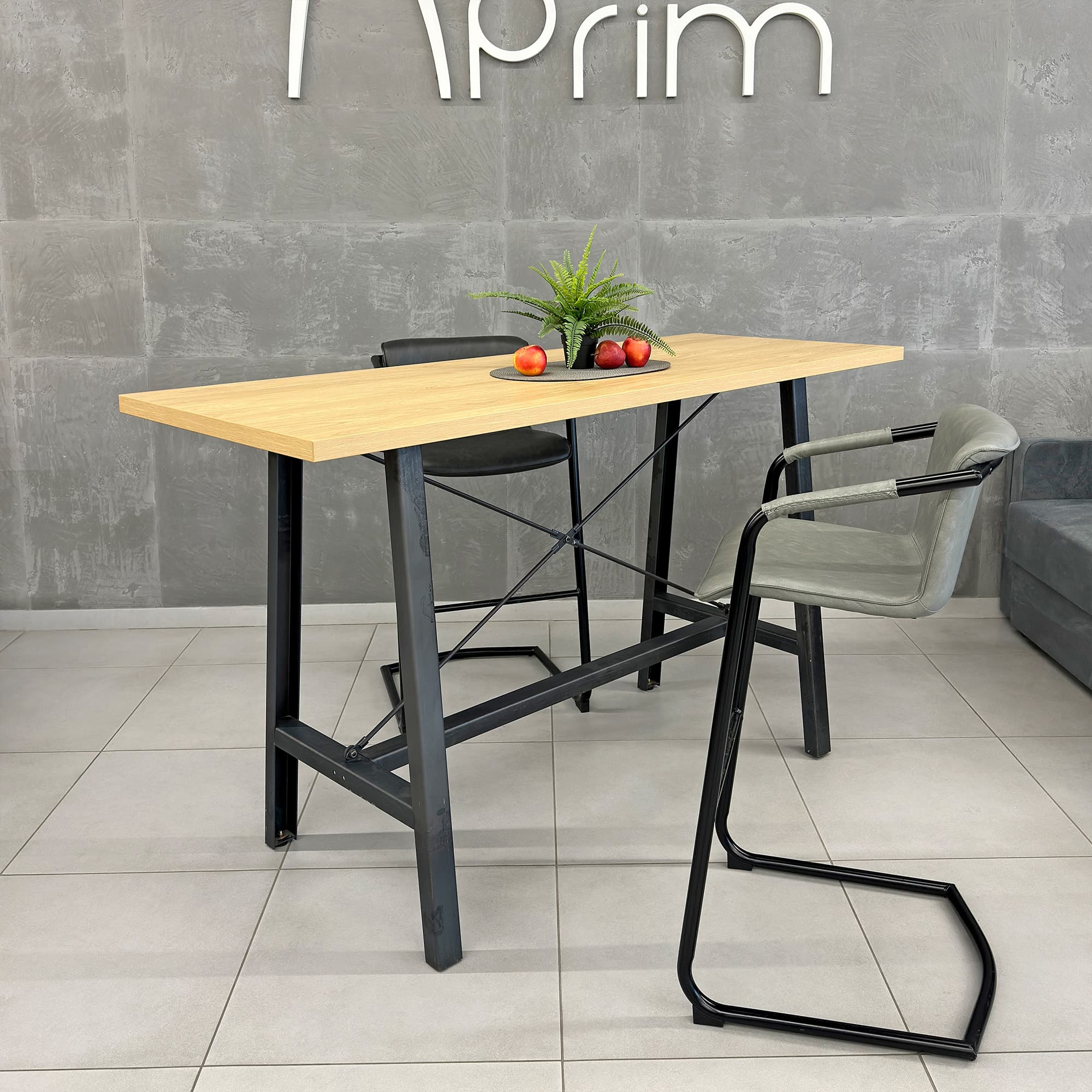 Scaun Bar Exen Light Grey