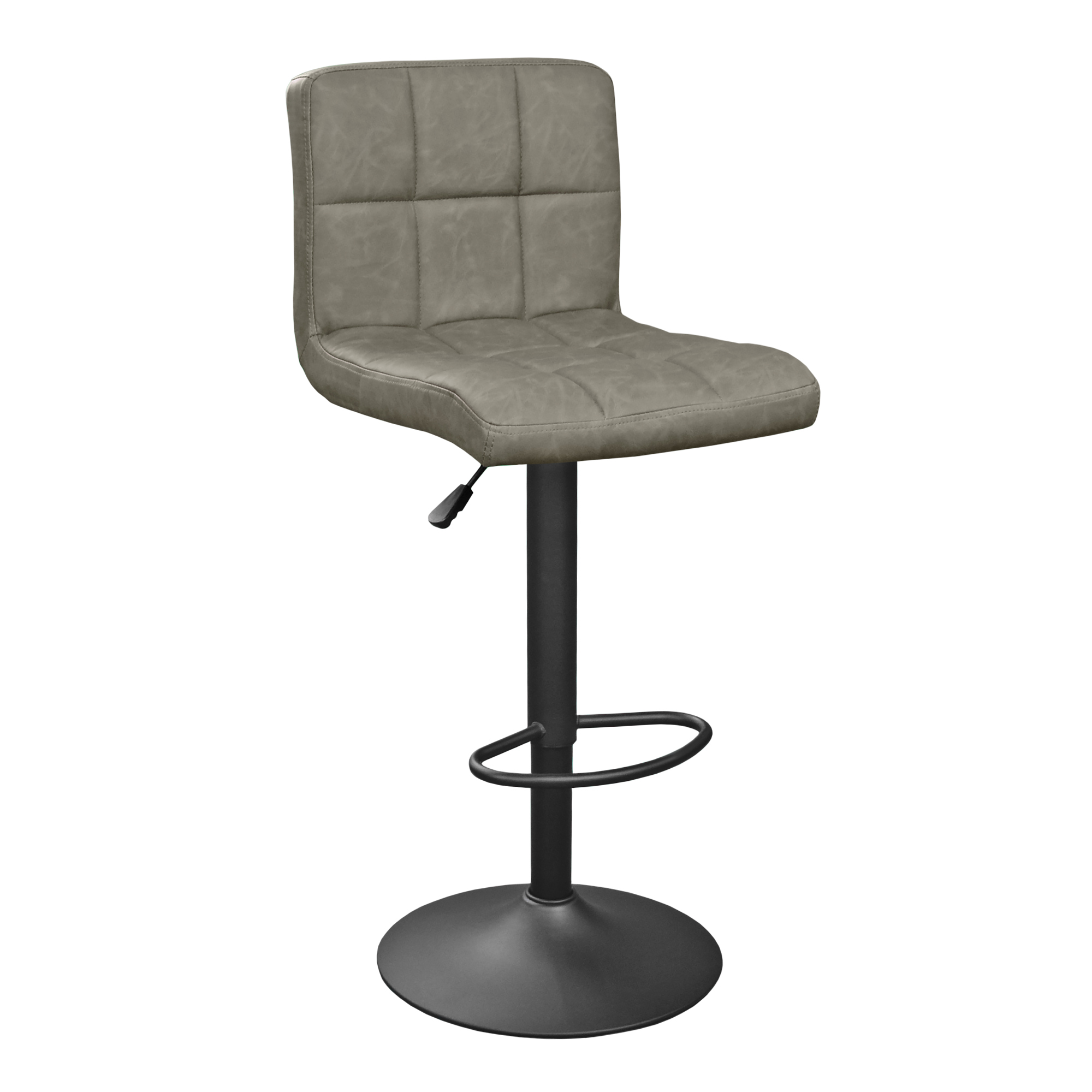 Cumpara  Scaune de bar - Scaun de bar SB-044 Dark Grey Pu+Black Legs..