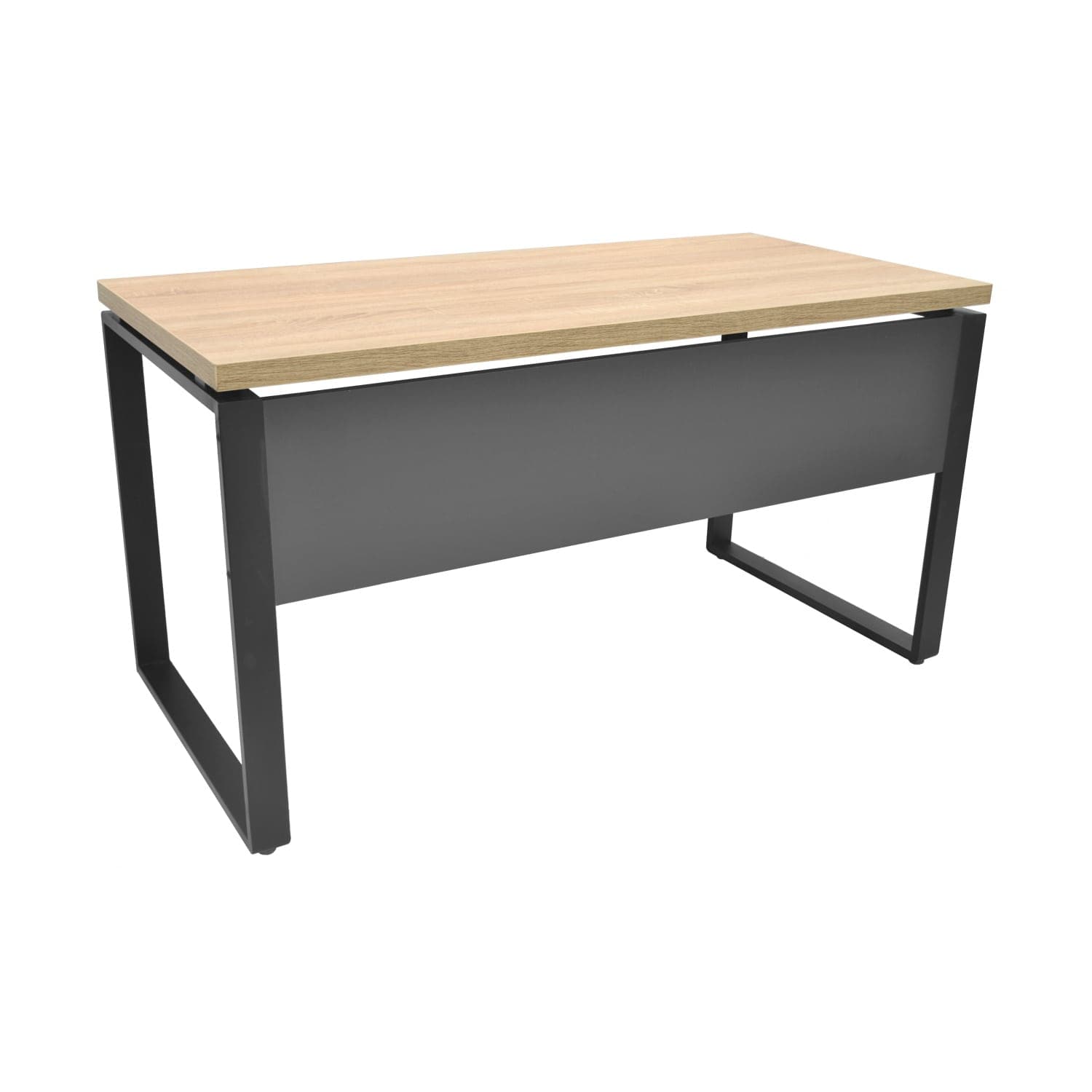 Masa Birou B-140 (140×68)~Sonoma/Black