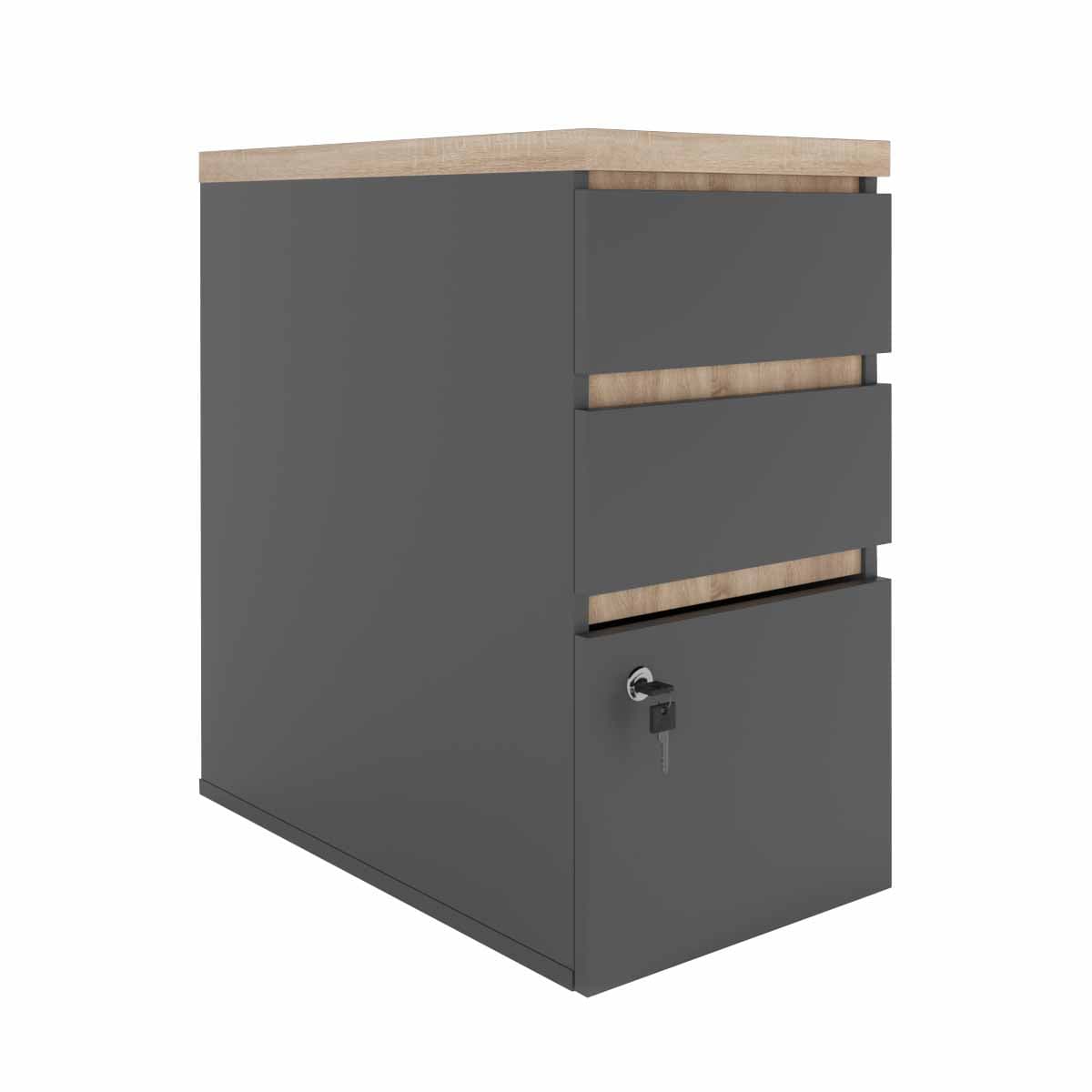 Cumpara  Dulapuri și casetiere - Casetieră Urban Box Sonoma/Anthracite..