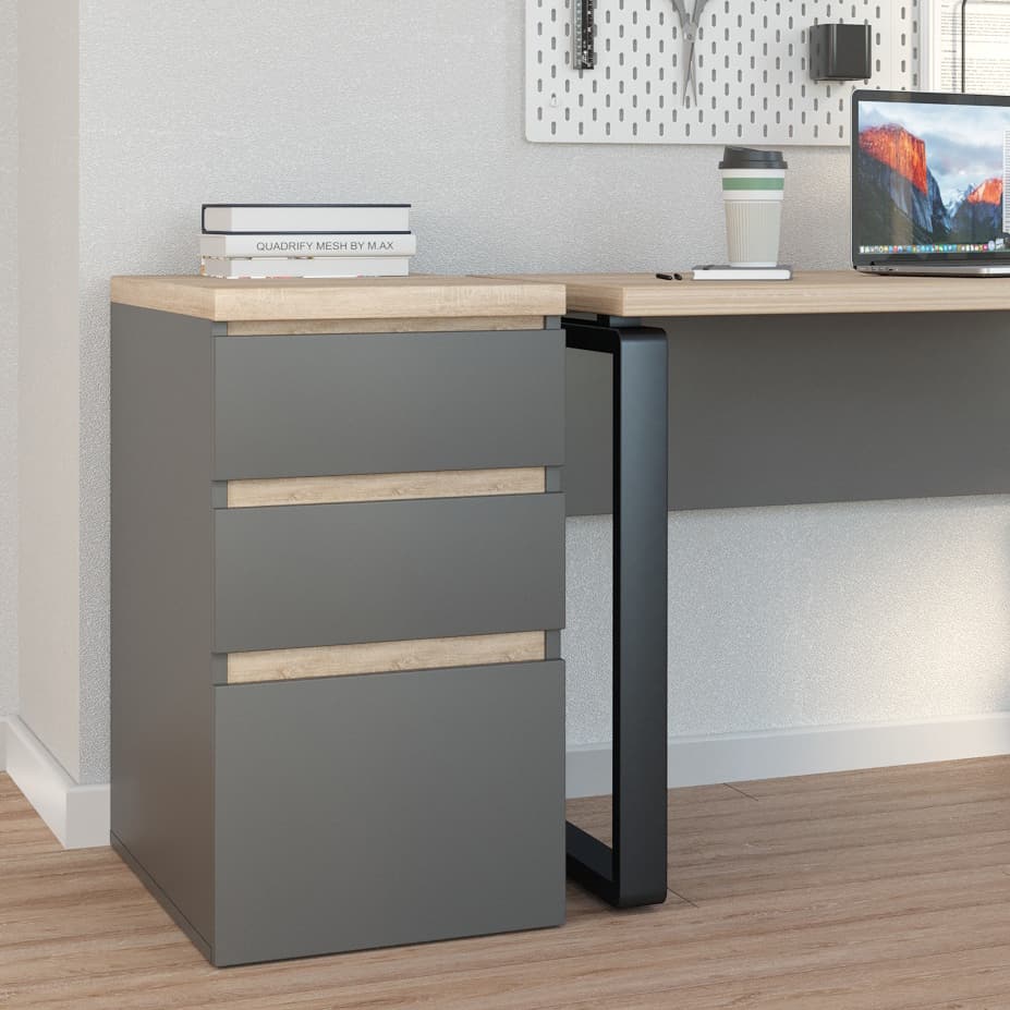 Casetieră Urban Box Sonoma/Anthracite