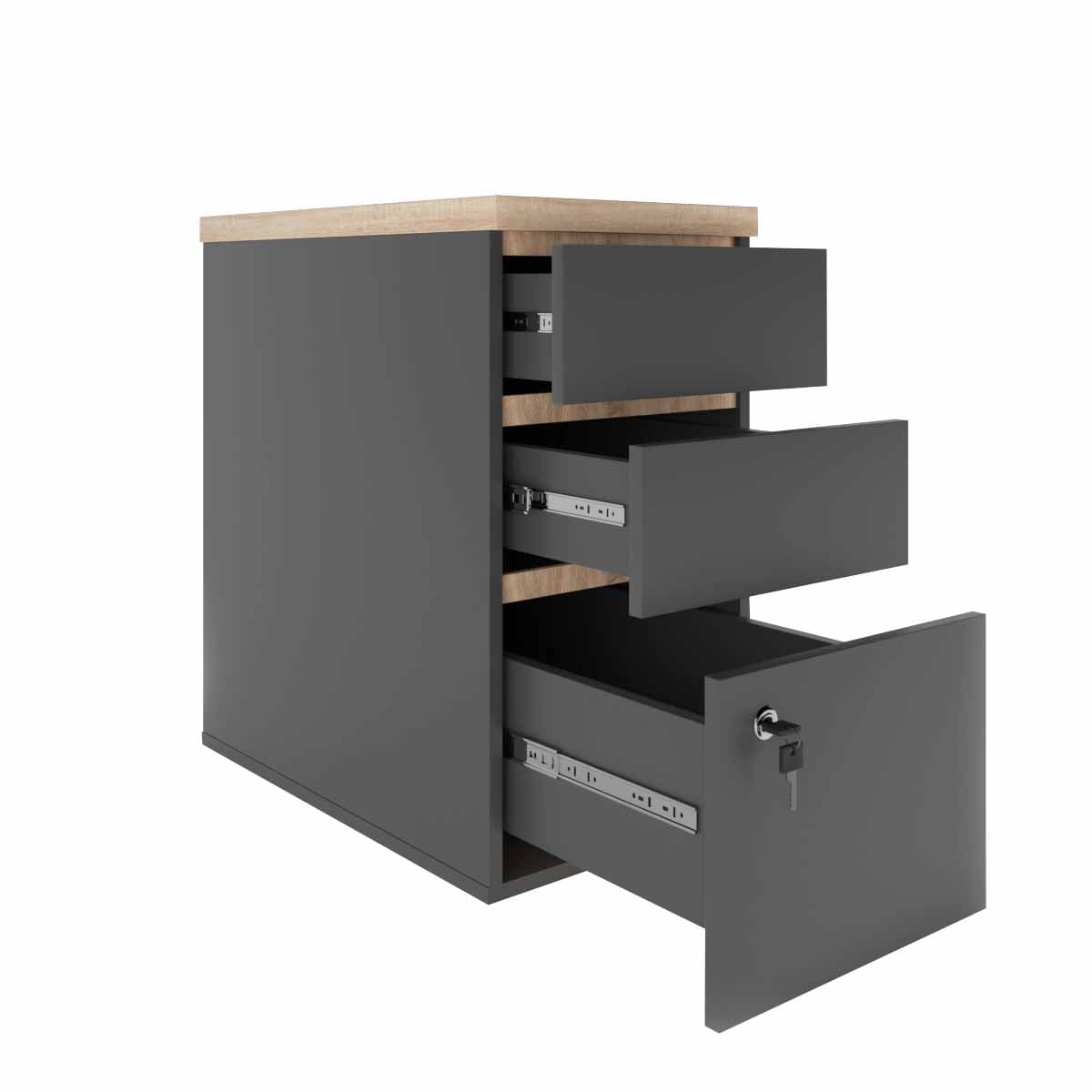 Casetieră Urban Box Sonoma/Anthracite