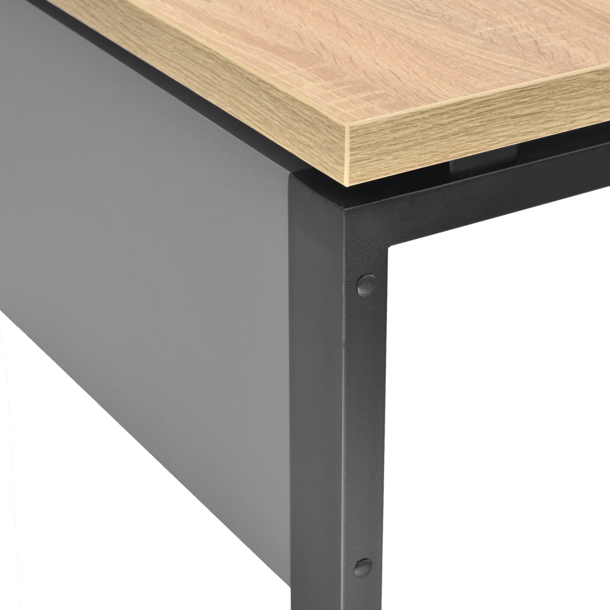 Masa Birou B-150 (150×68)~Sonoma/Black