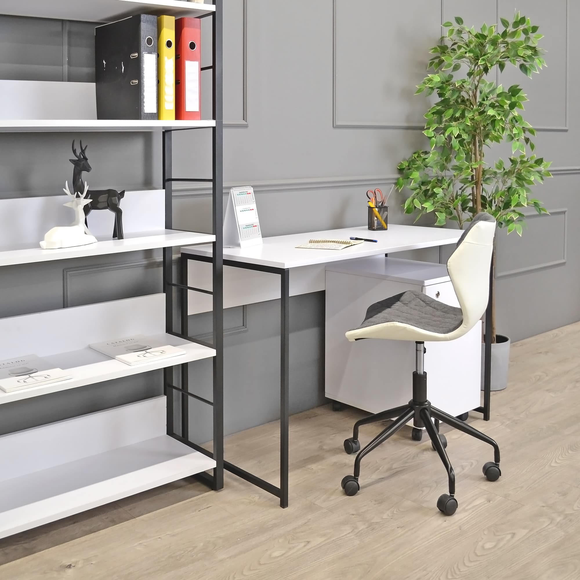 Masa B-120 Slim (120×55)~Grey