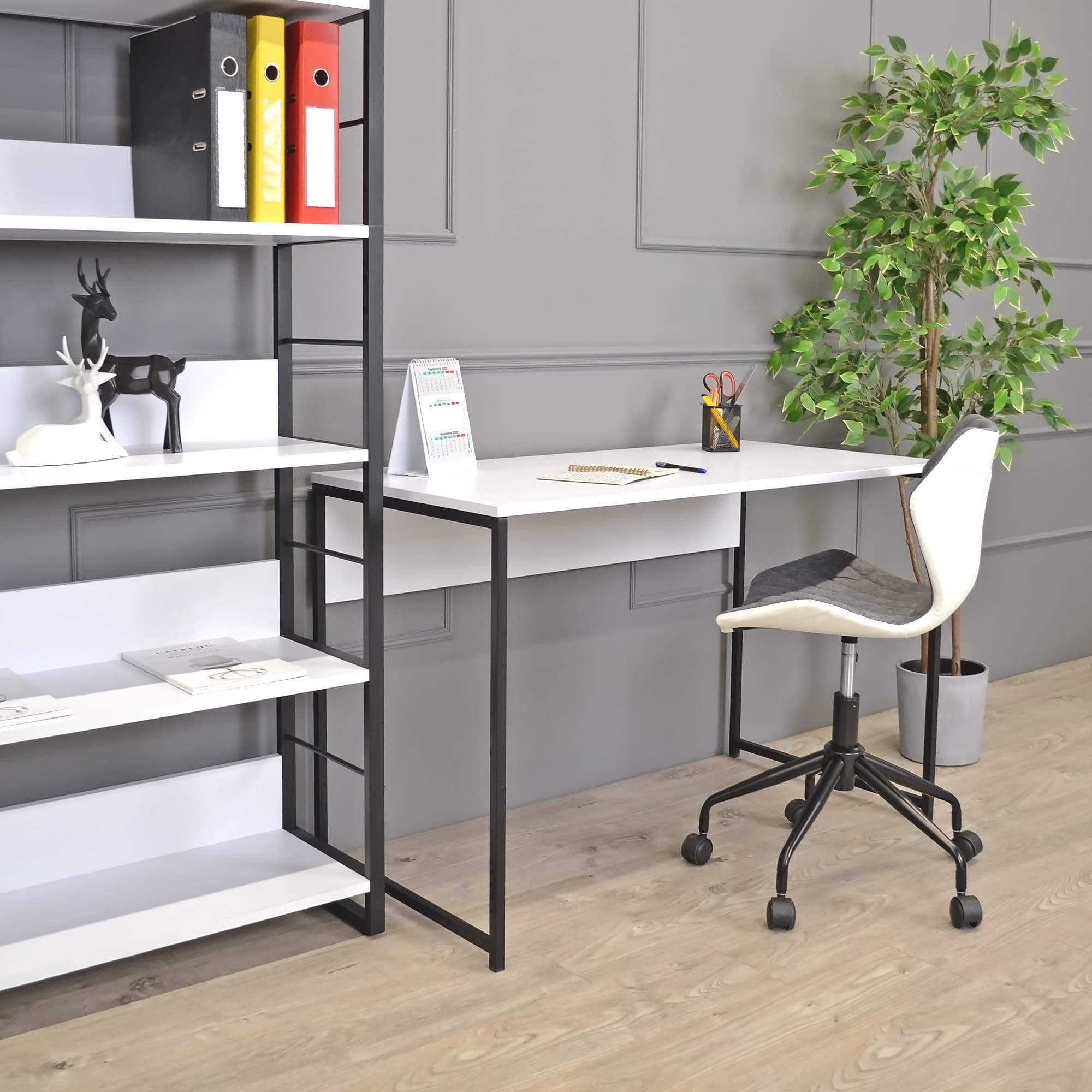 Masa B-120 Slim (120×55)~Grey