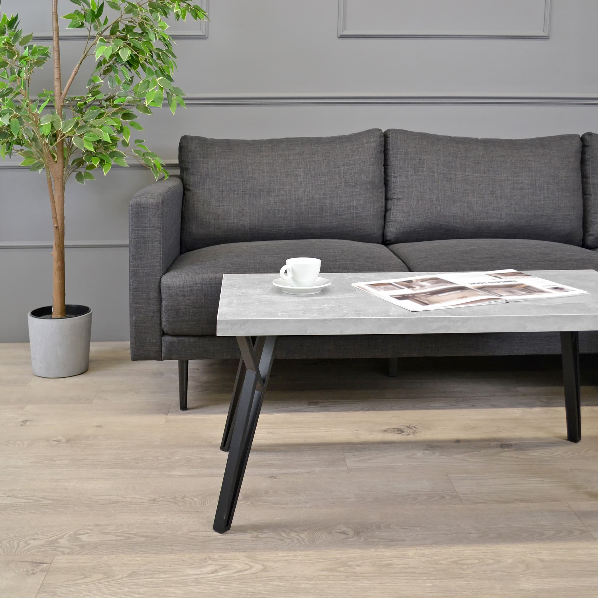 Măsuță Cafea TOKYO Beton 100×50