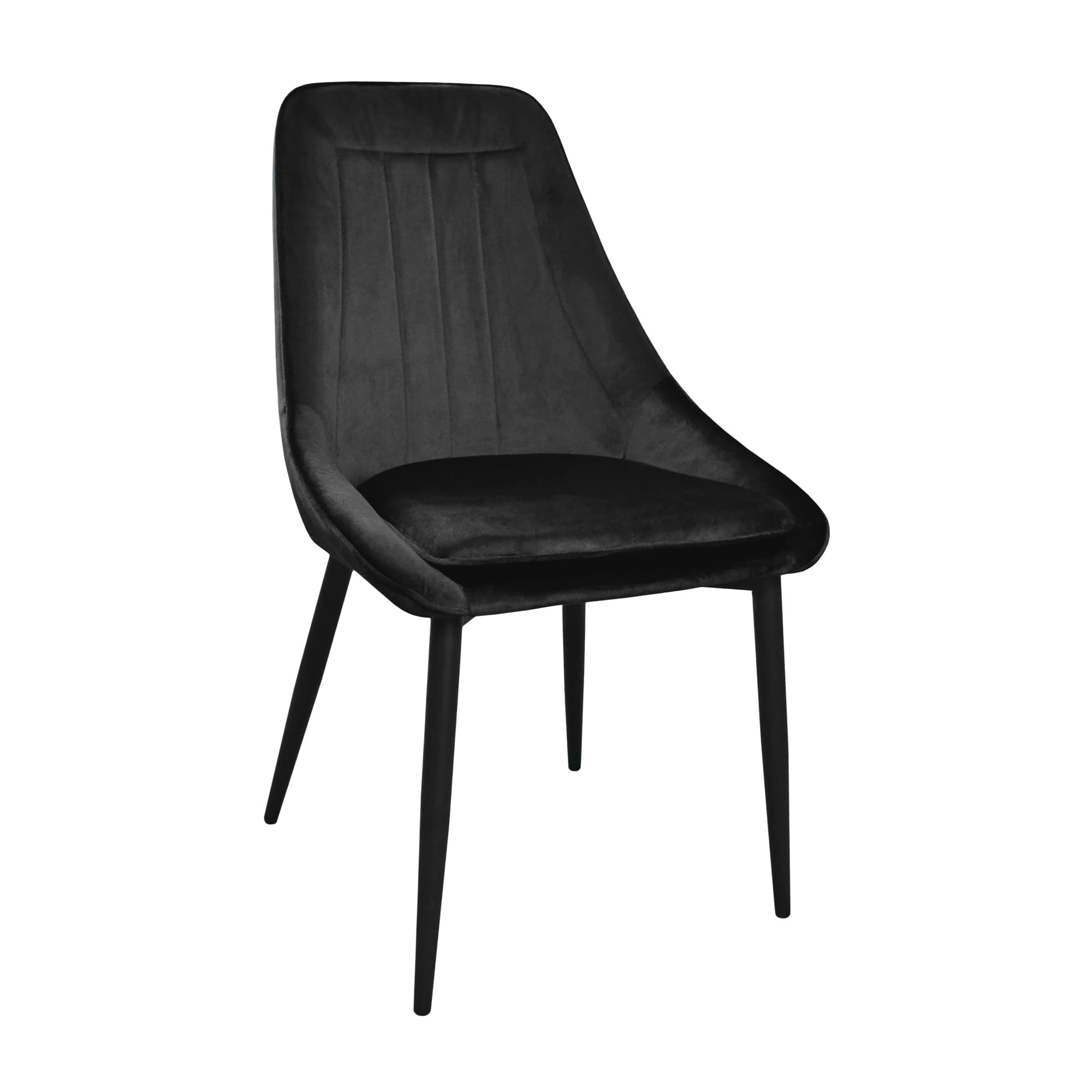 Cumpara  Mobilier pentru bucătărie - Scaun FLORIDA Black (Hlr66) Catifea..
