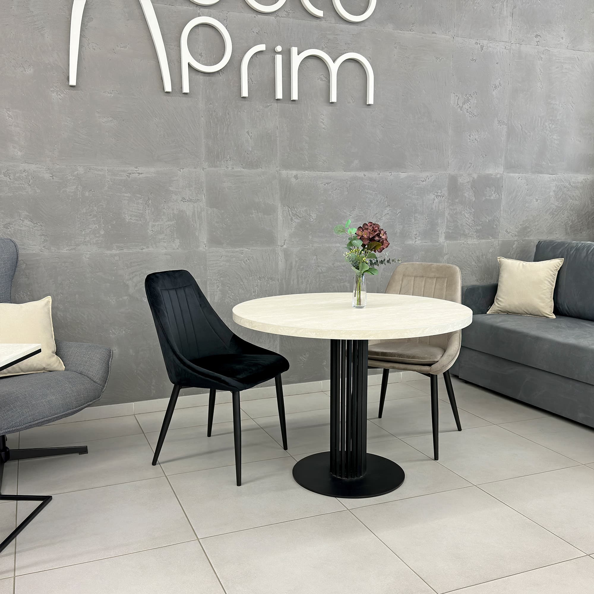 Scaun FLORIDA Black (Hlr66) Catifea
