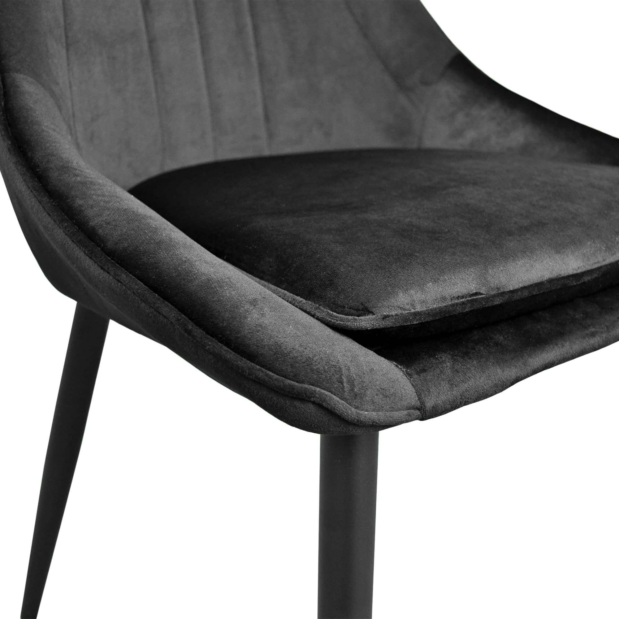 Scaun FLORIDA Black (Hlr66) Catifea