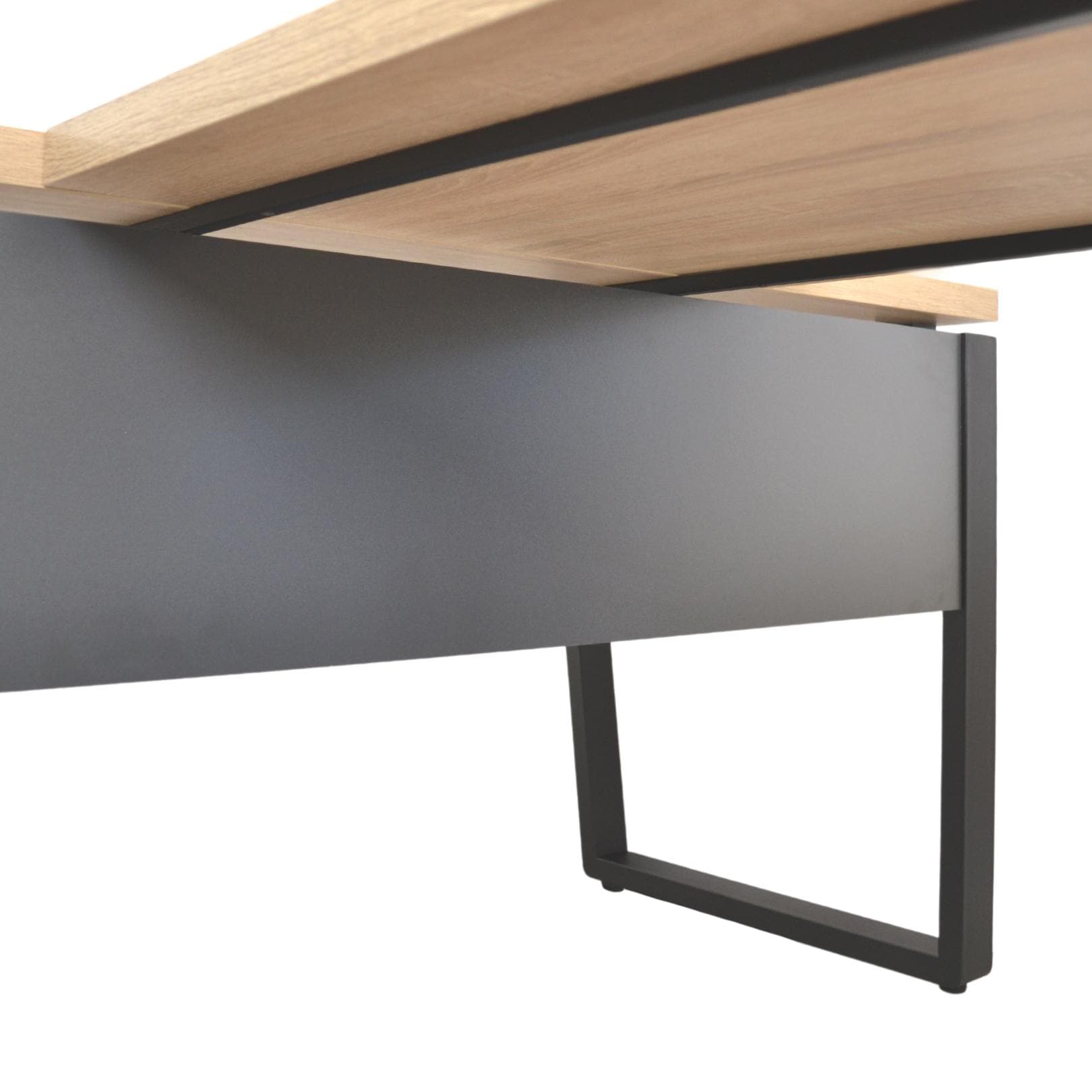 Anexă Trapezoidală B-150 (100×68)~Sonoma/Black