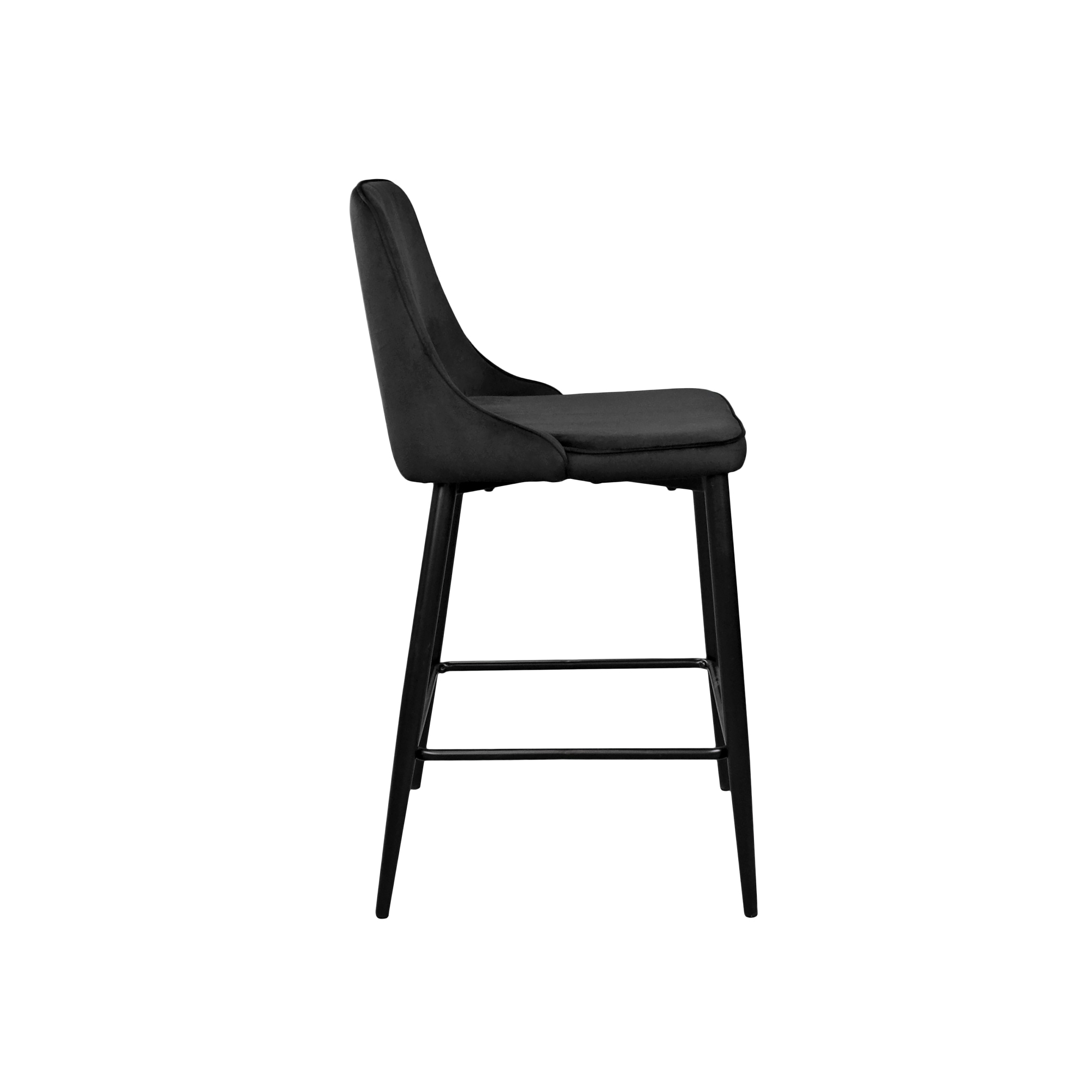 Scaun de Bar Clasic Small Black HLR66 +Black Legs