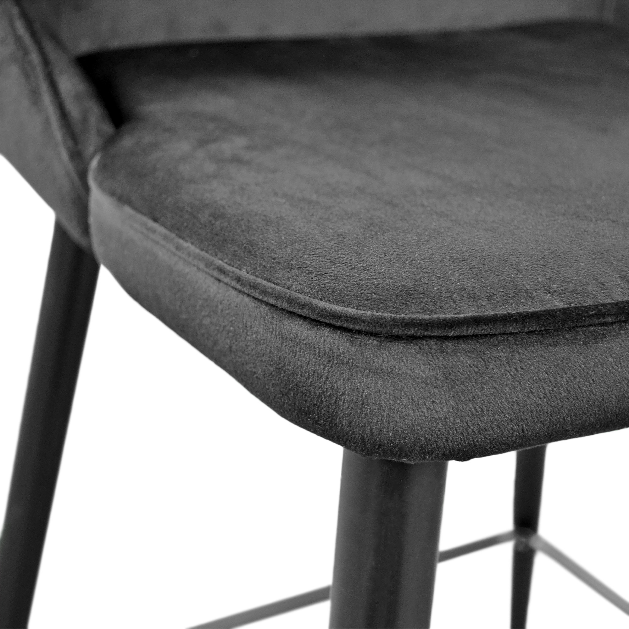 Scaun de Bar Clasic Small Black HLR66 +Black Legs