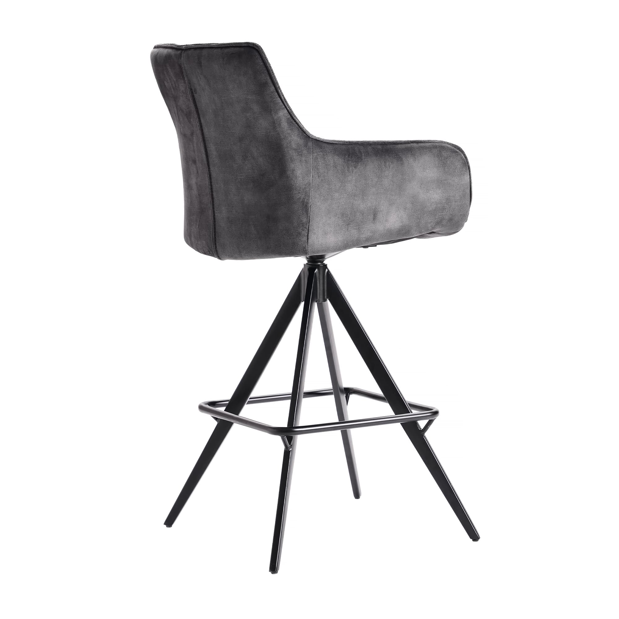 Fotoliu Bar QUEEN Anthracite