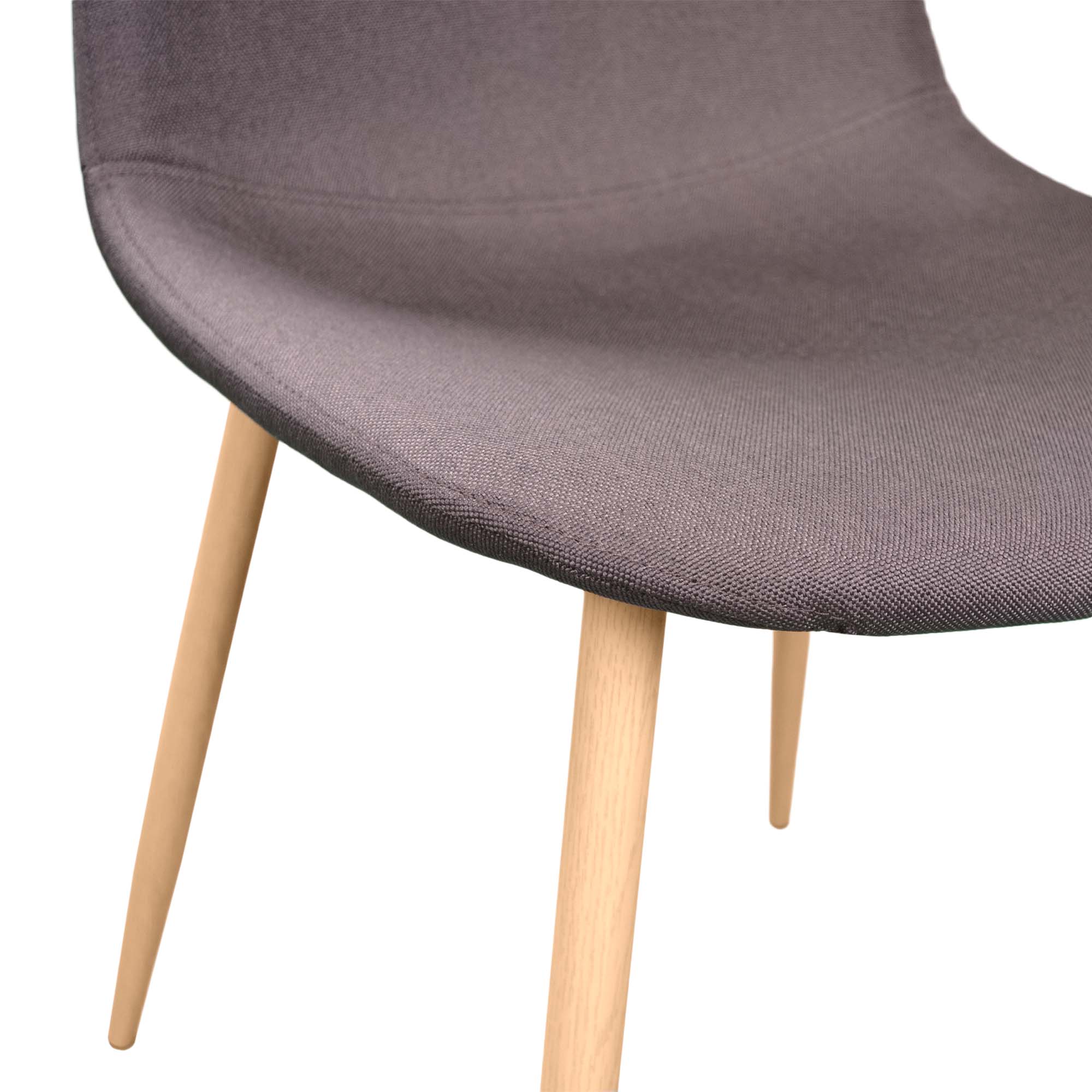 Scaun C-710 Denim Brown+Transprint Legs