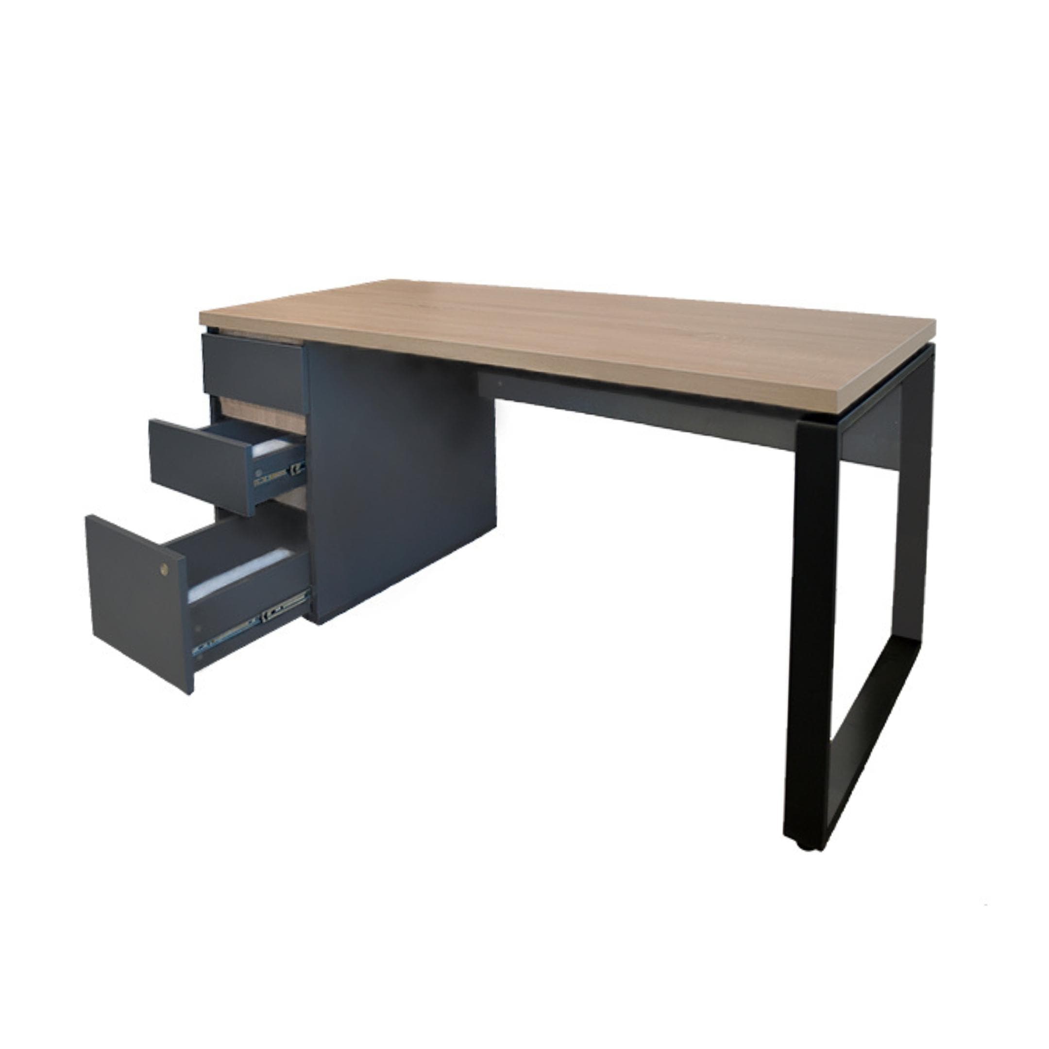 Masă Urban Box Incorporat Sonoma 1500×680 (Box partea stângă)
