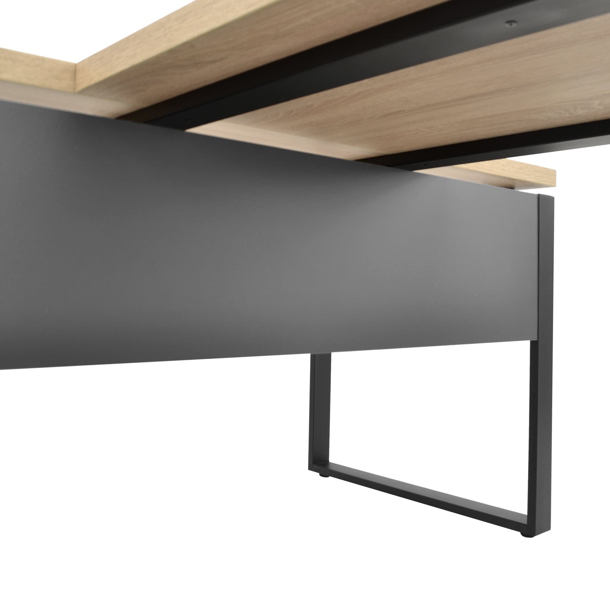 Anexa masa B-140 (100×68)~Sonoma/Black