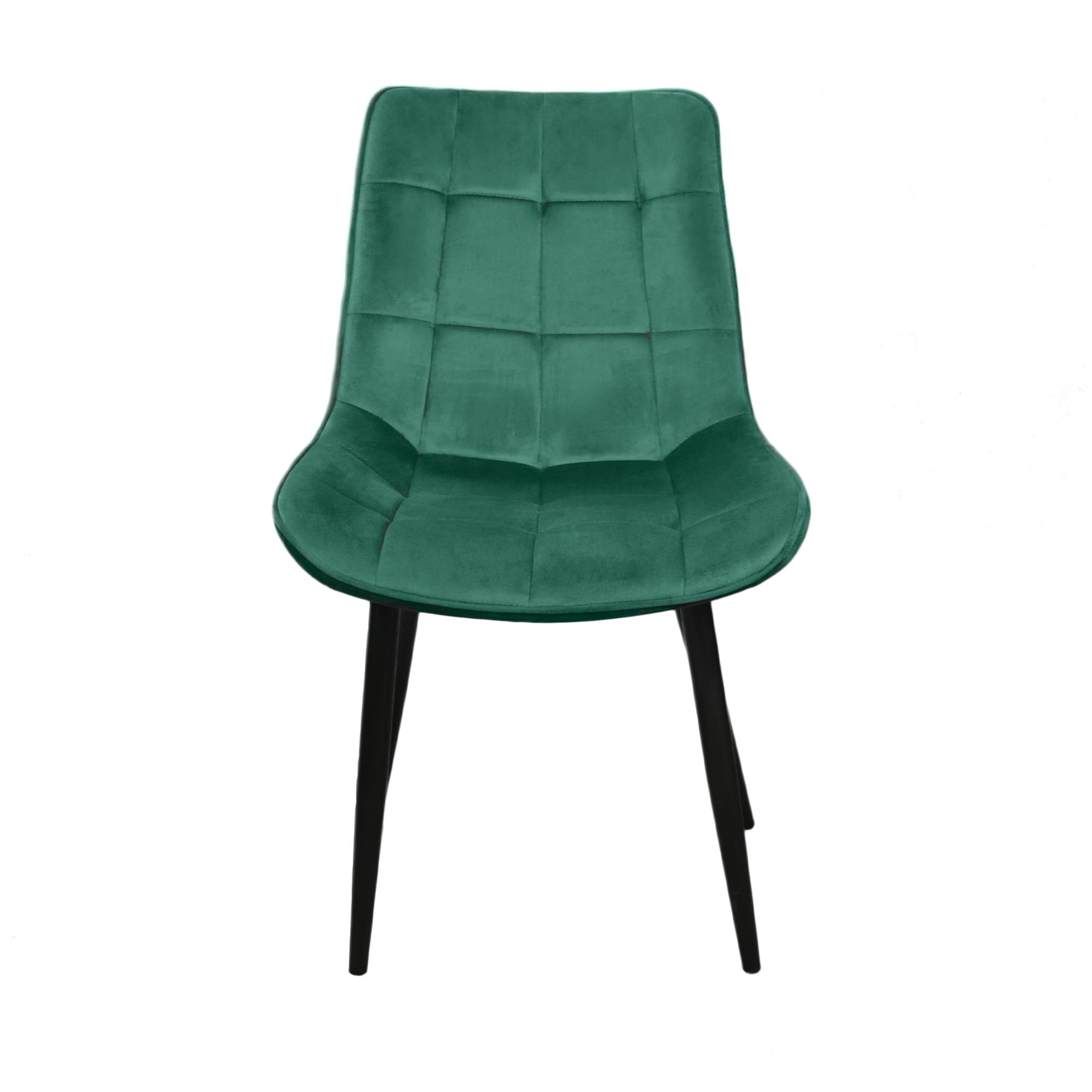 Scaun HANS (HLR57) Catifea Green+Black Legs