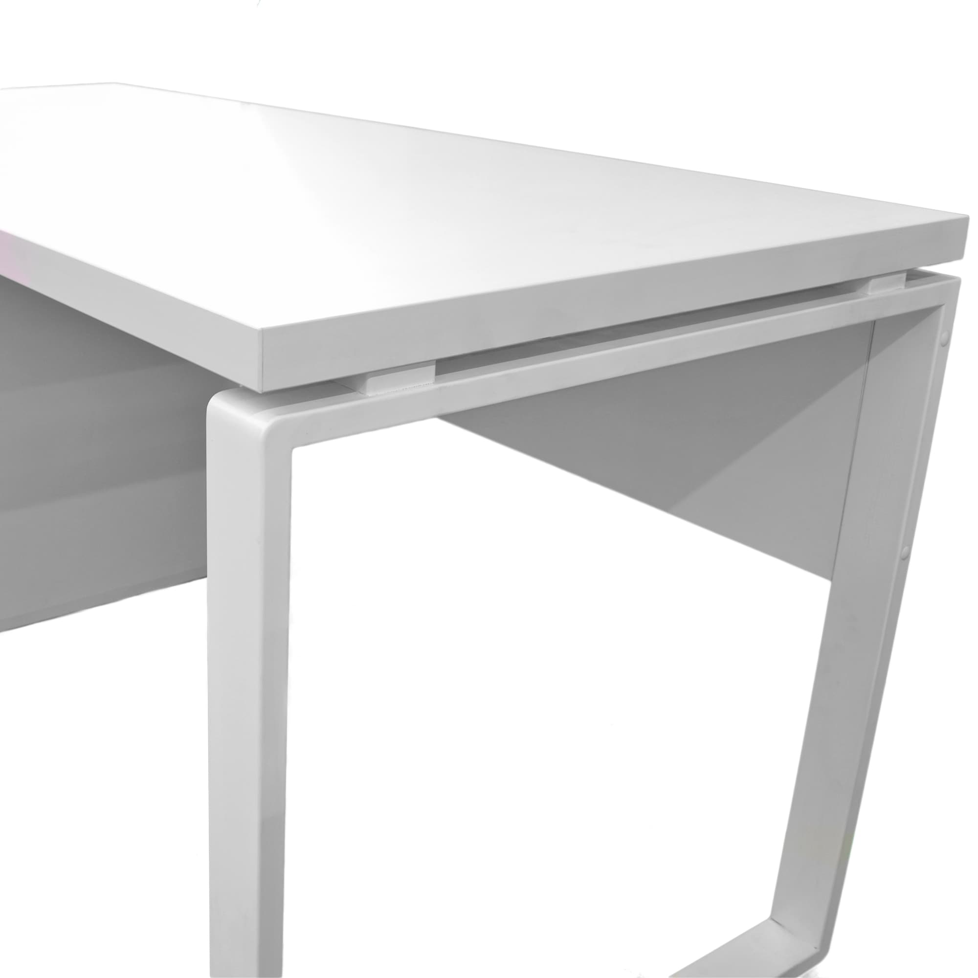 Masa Urban+Box Încorporat White 1500×680 (Box partea stângă)
