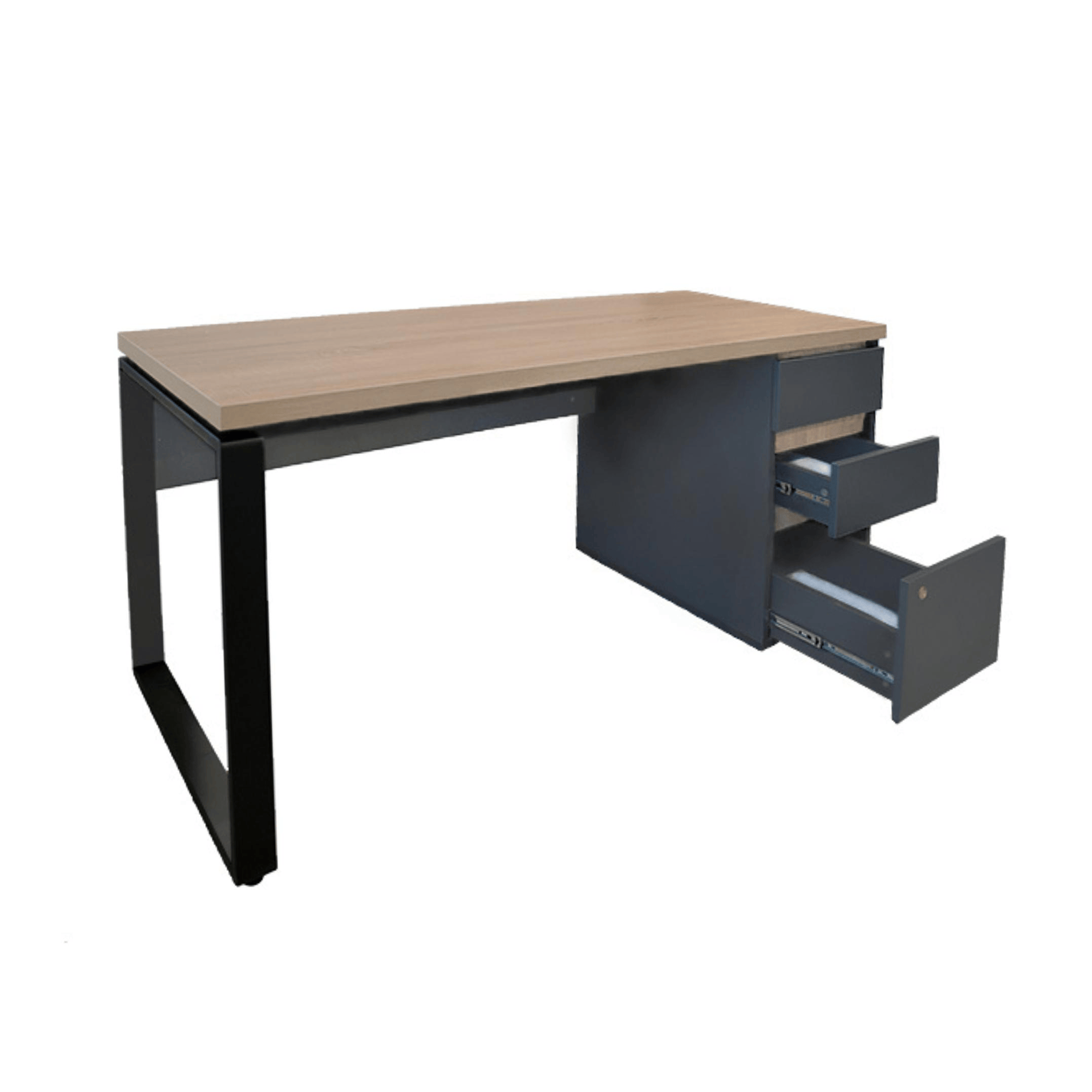 Masă Urban Box Incorporat Sonoma 1500×680 (Box partea dreaptă)