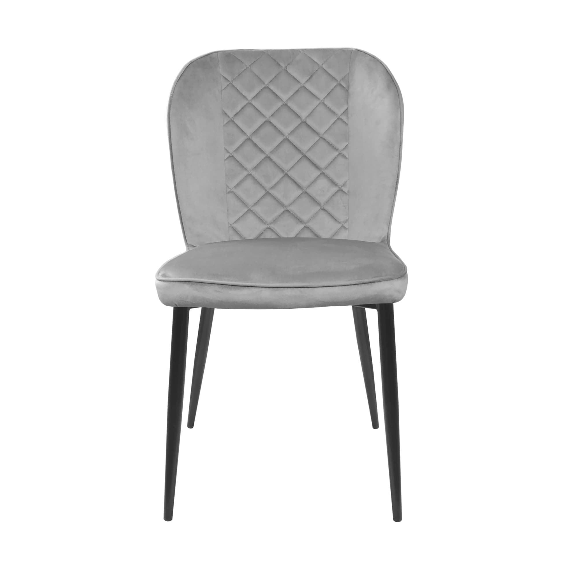 Scaun Tusk Catifea Grey+Black Legs