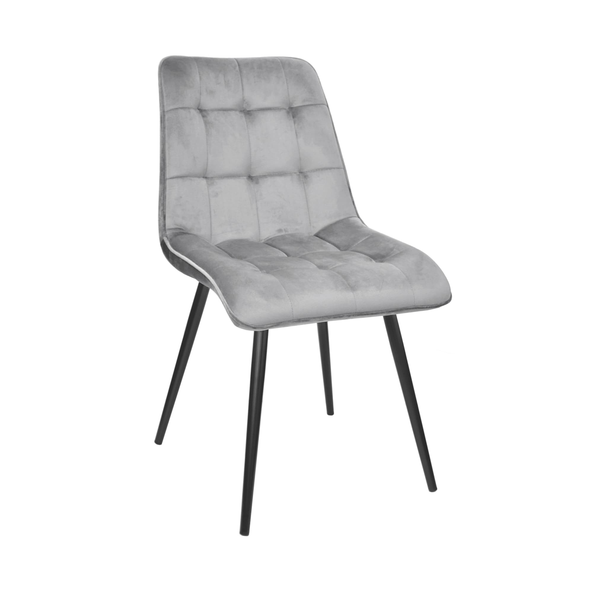 Cumpara  Mobilier pentru bucătărie - Scaun Capella~ Grey + Black Legs HLR20..