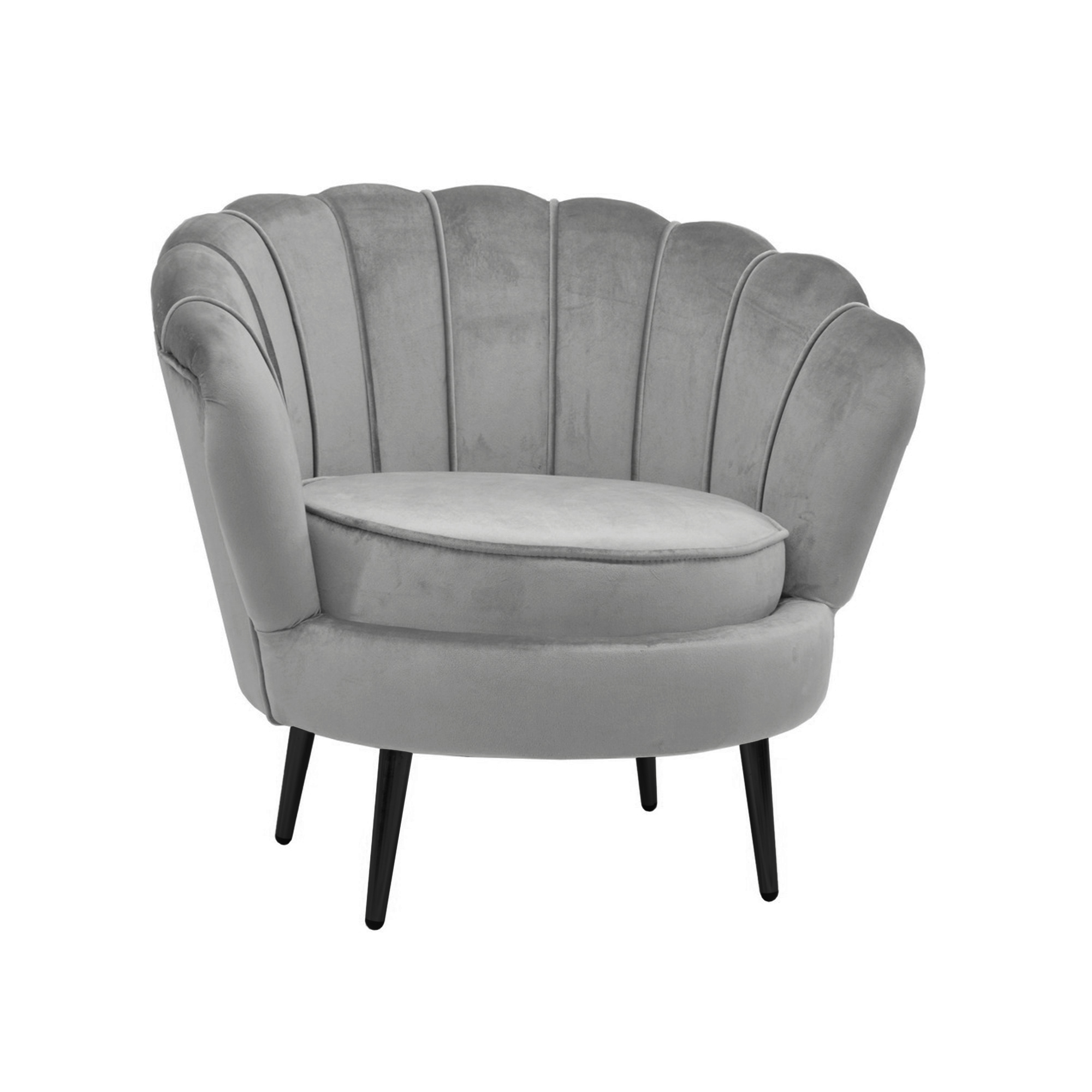 Fotoliu Maggie Grey Black
