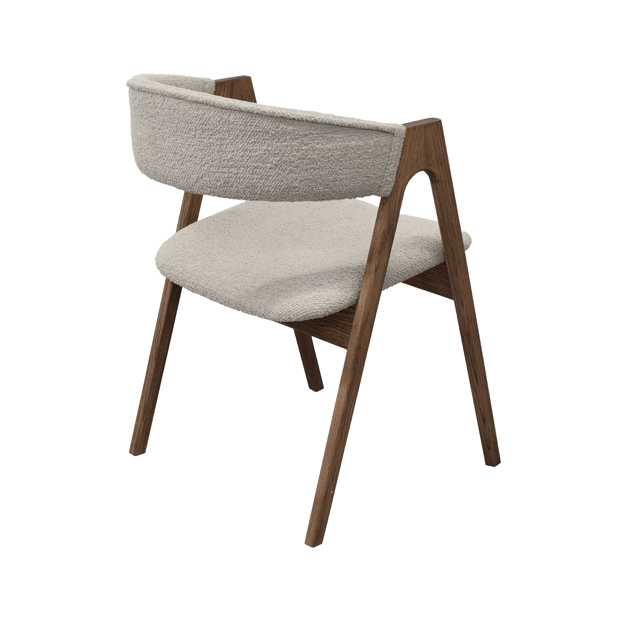Scaun Rustic Beige+Wood Legs