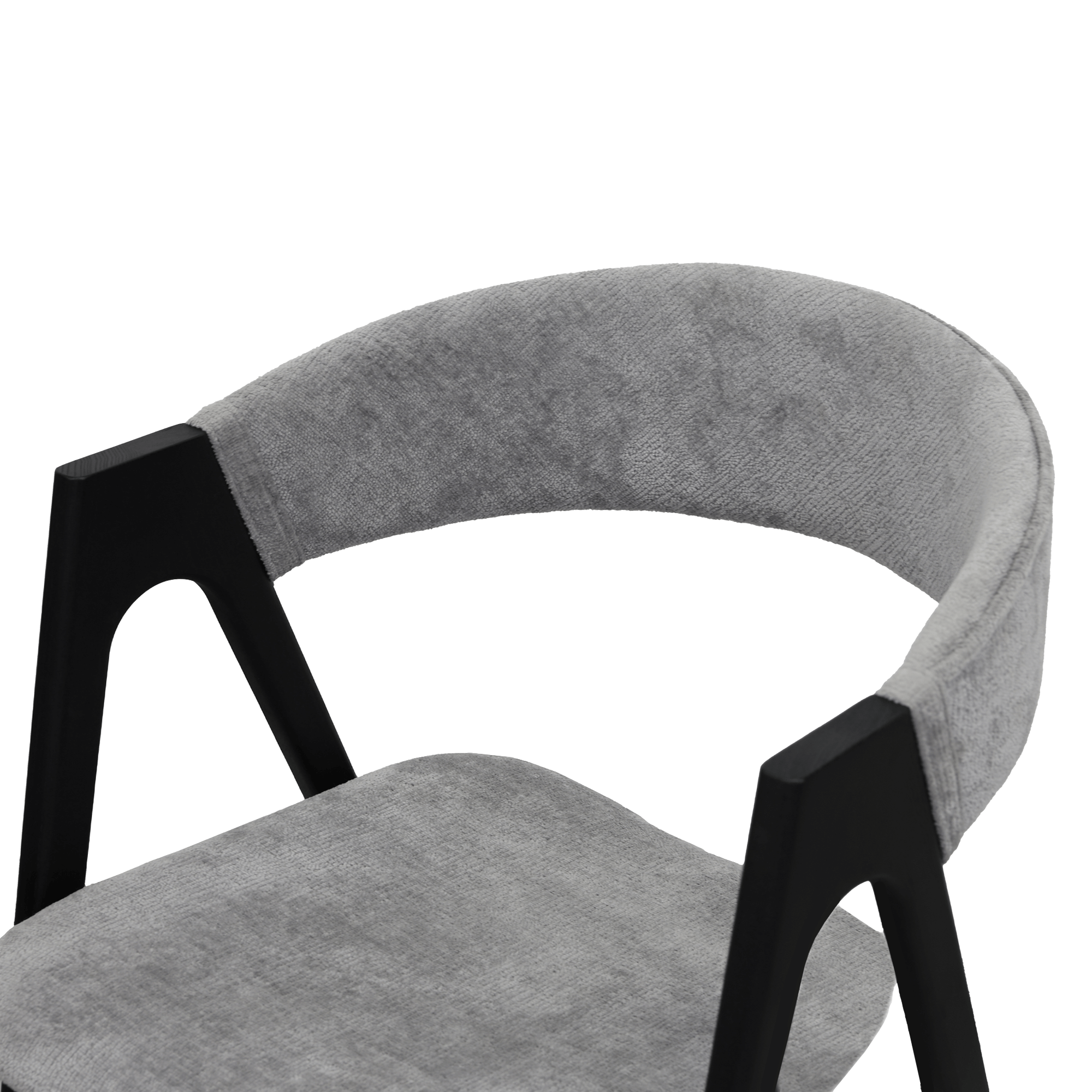 Scaun Rustic Grey+Black Legs