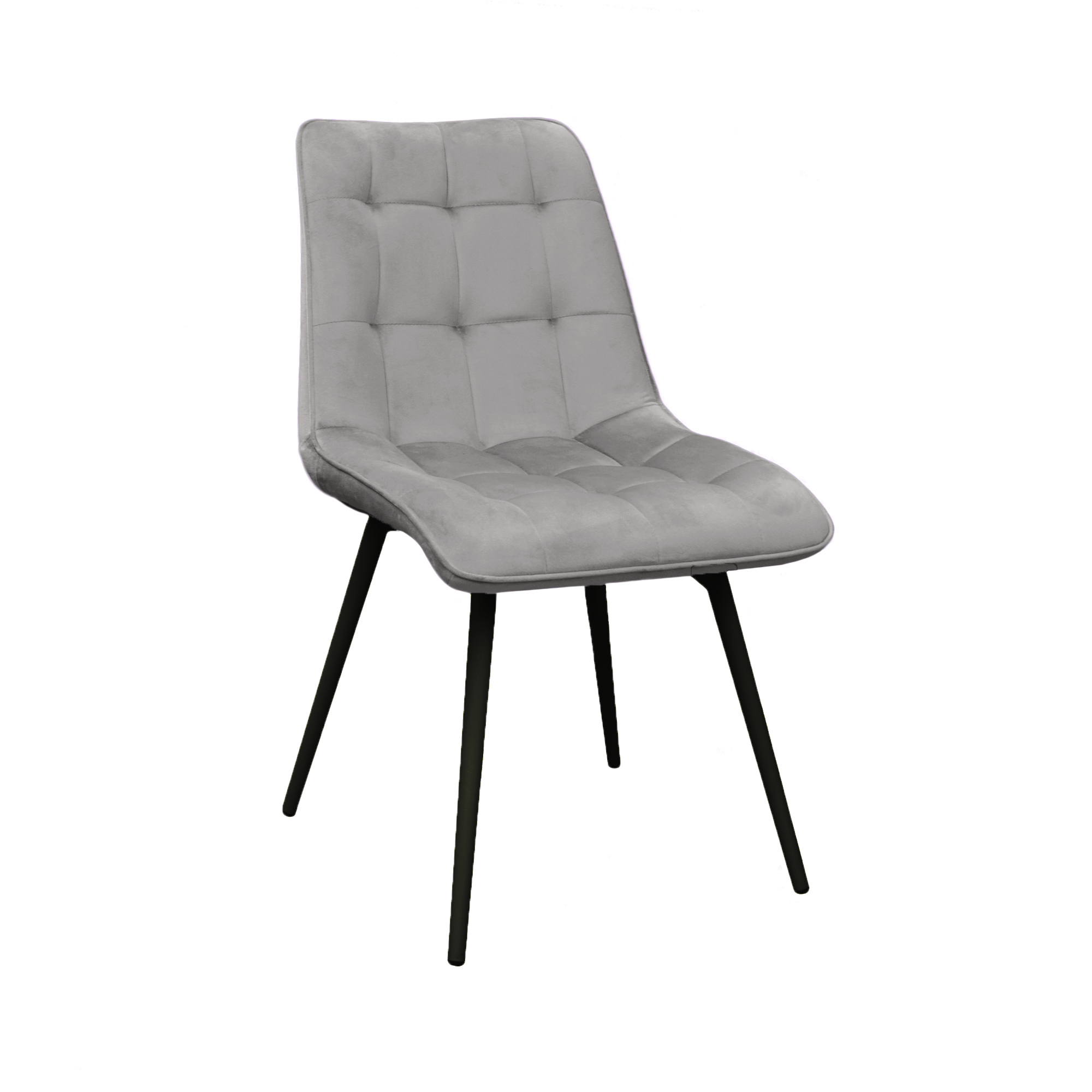 Cumpara  Mobilier pentru bucătărie - Scaun Capella Catifea Light Grey HLR14+Black ..