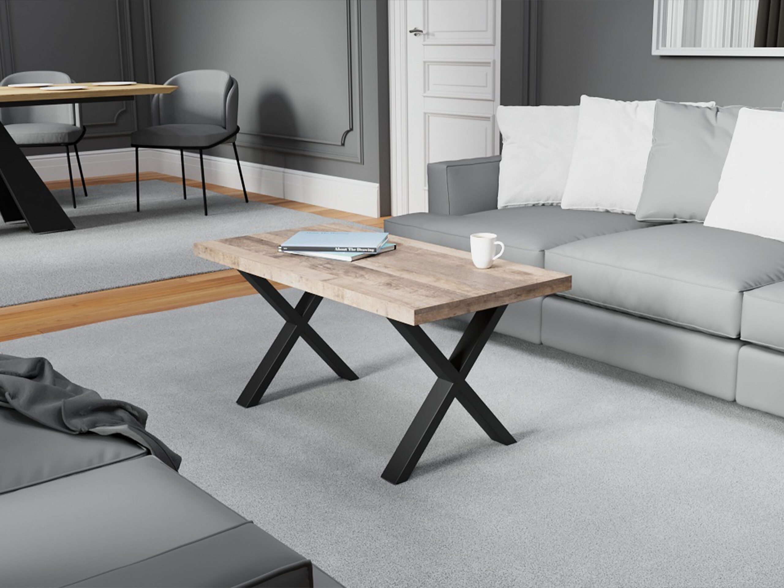 Каркас кофейного стола Onix (X-Ben)