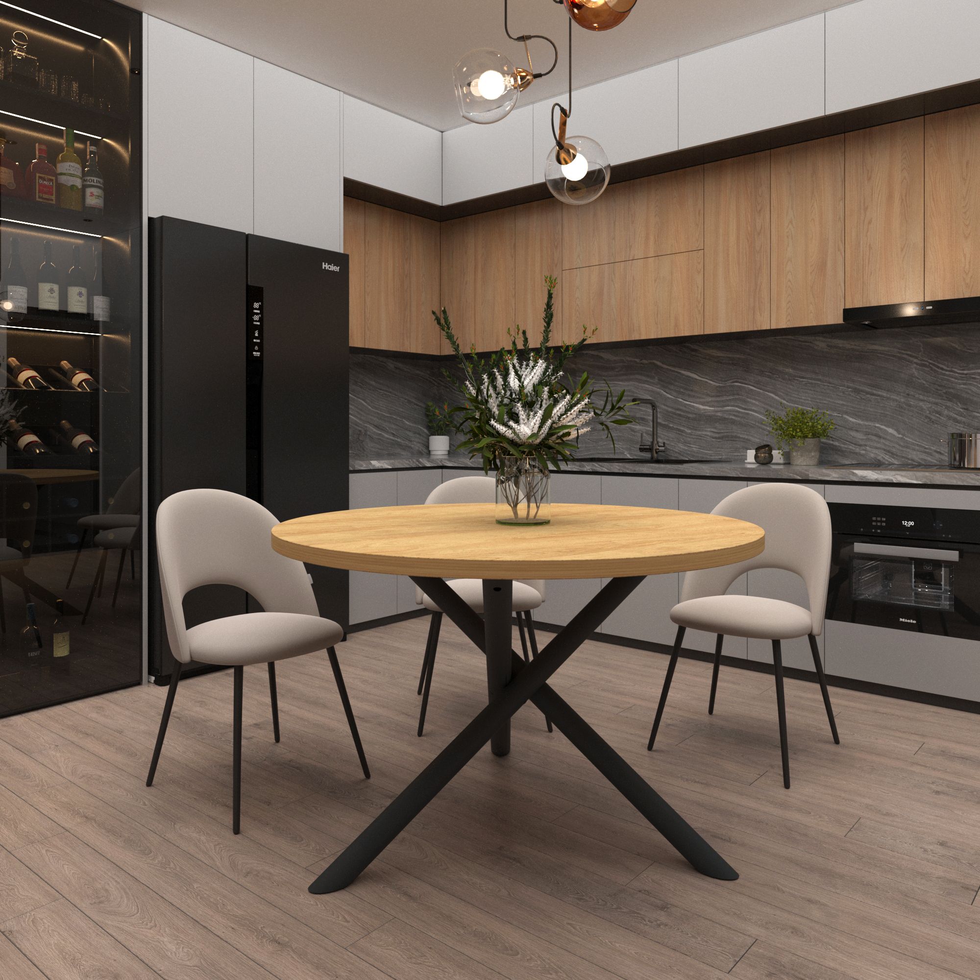 Каркас стола Trento 1200