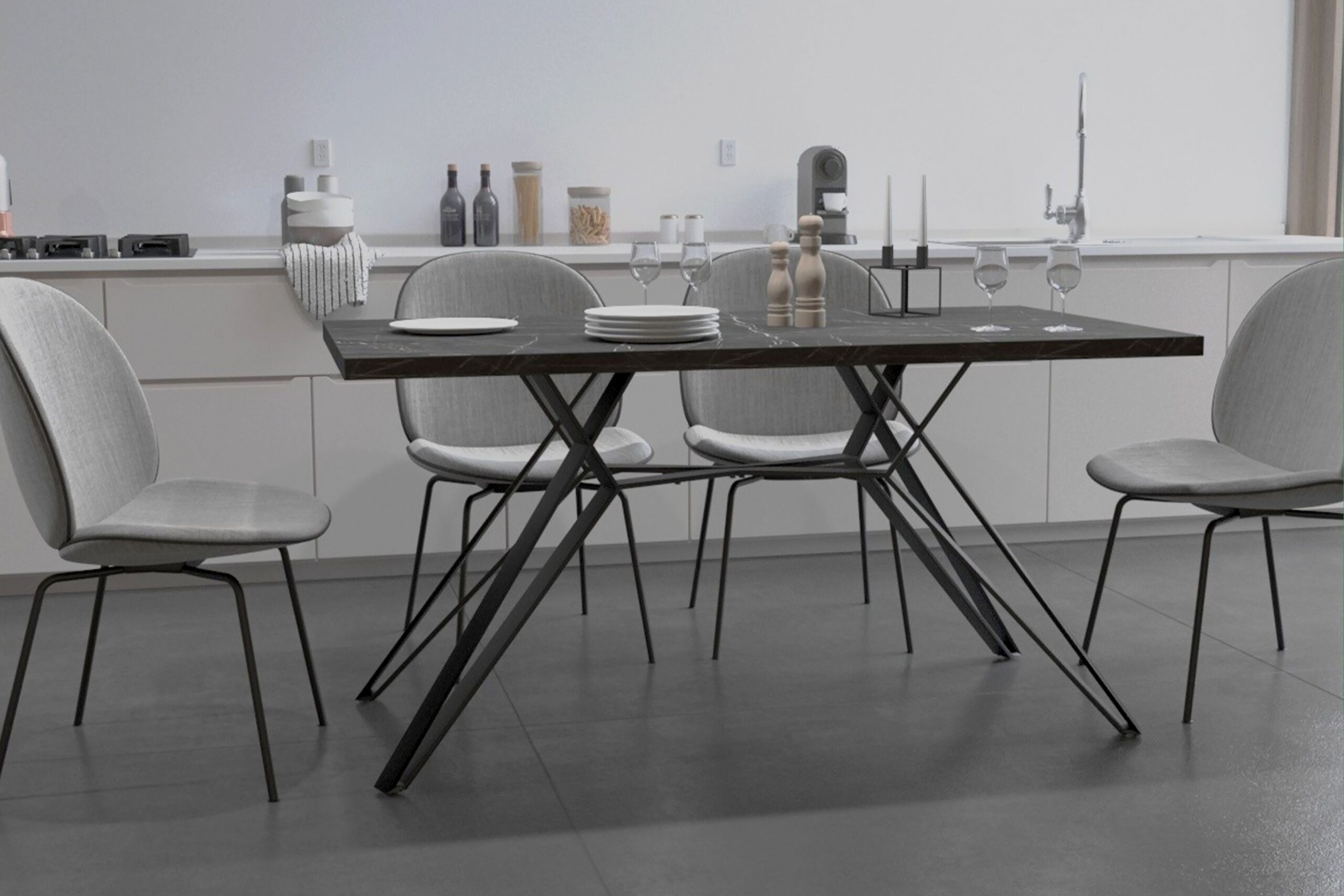 Каркас стола Selena 1500×800