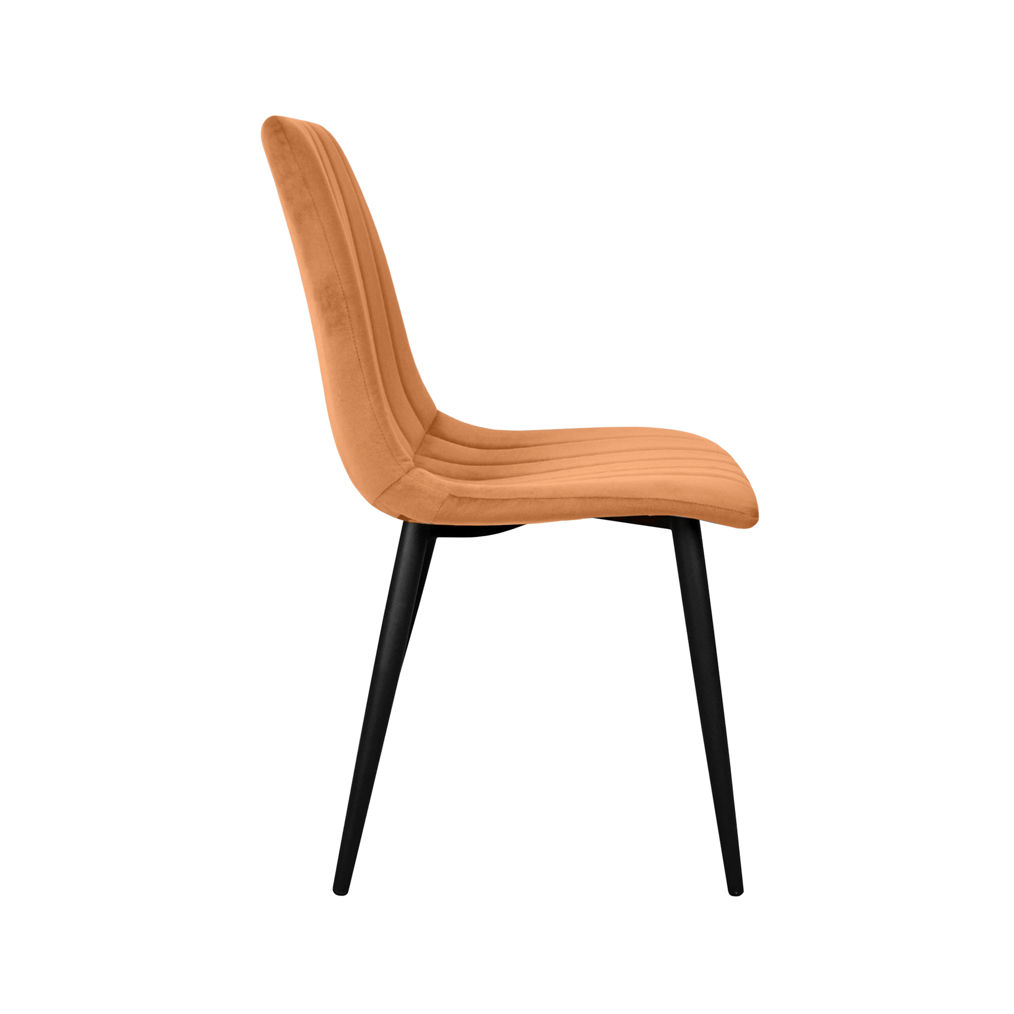 Scaun DC-90P N43 Catifea Orange+Black Legs