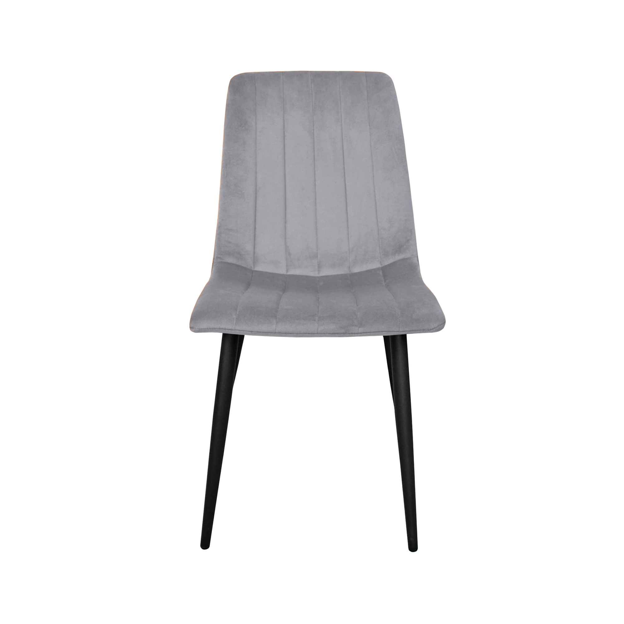 Scaun DC-90P N14 Catifea Light Grey+Black Legs