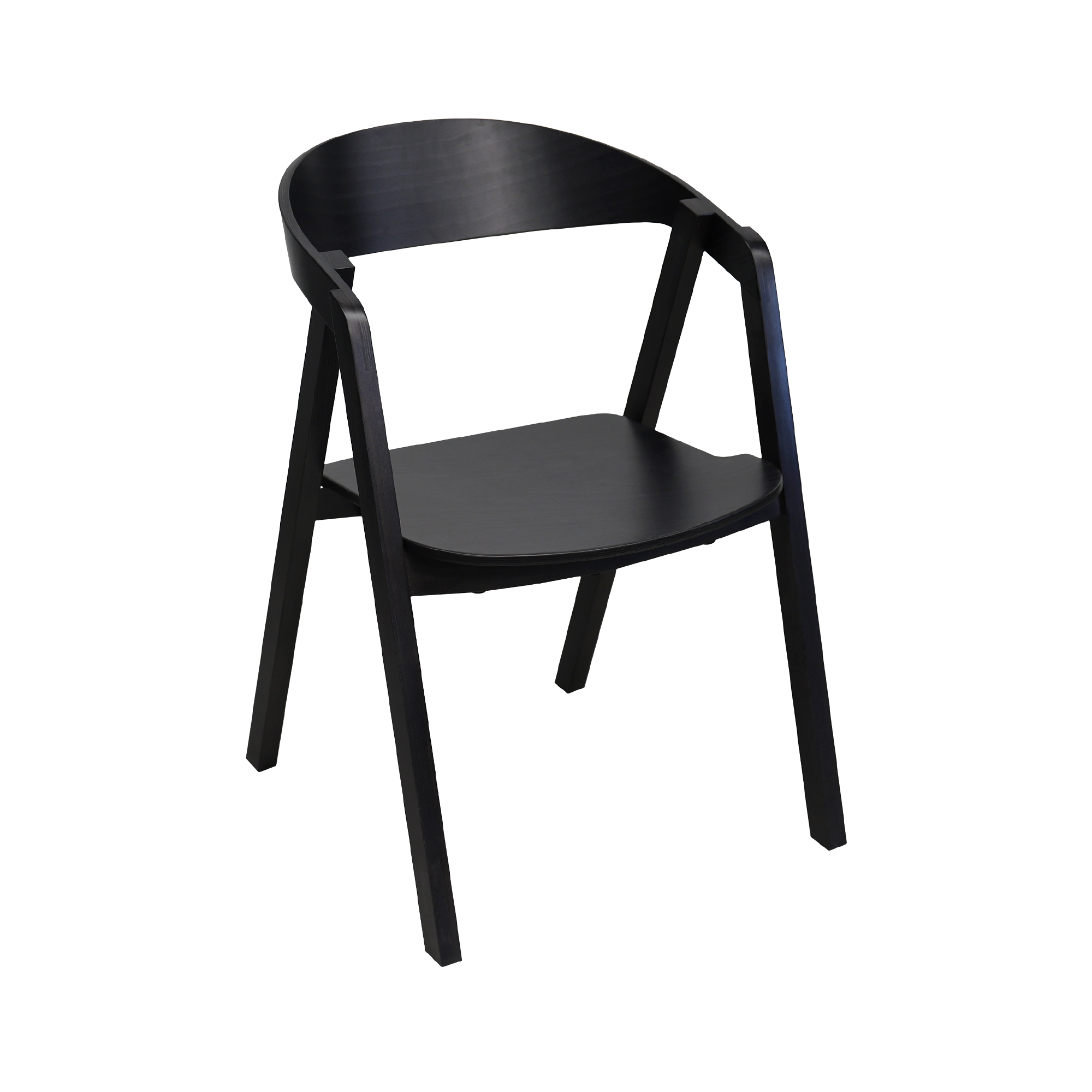 Scaun Guru Black+Black Leg