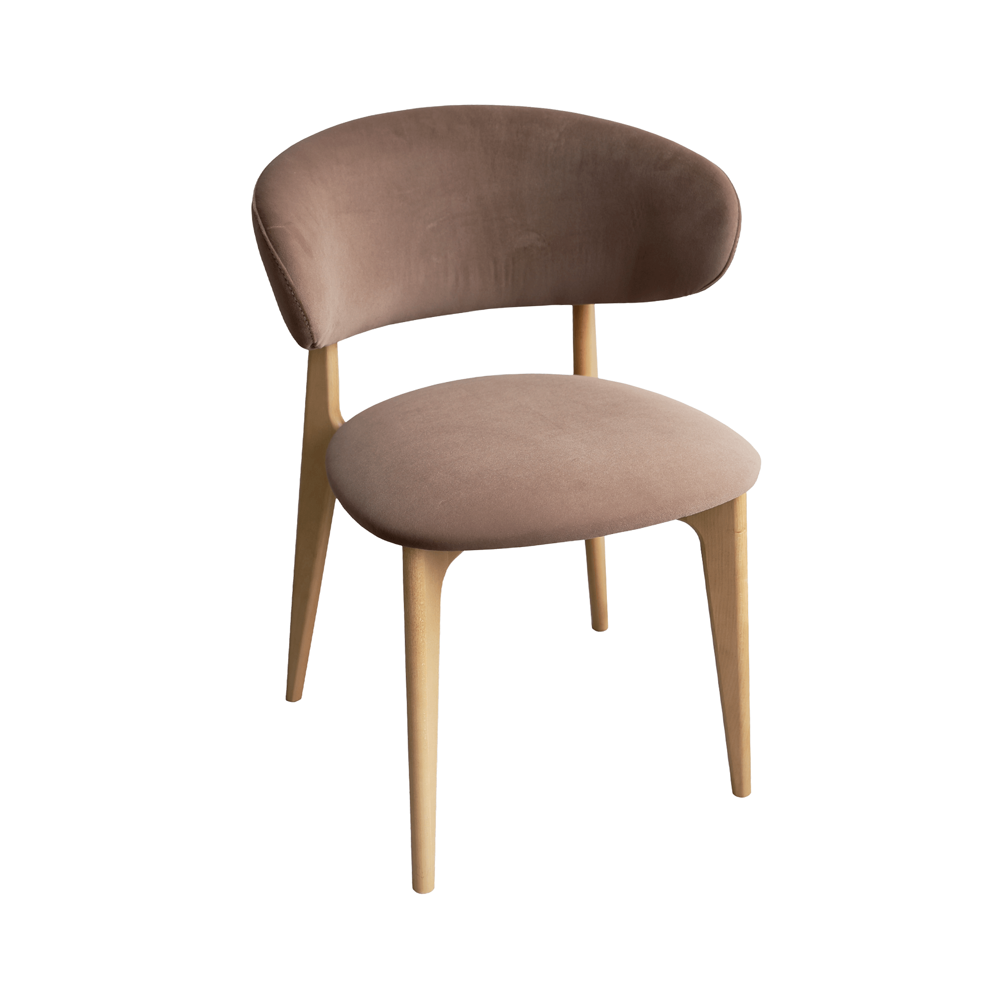 Стул Roses Royal Velvet 4+Natural Legs