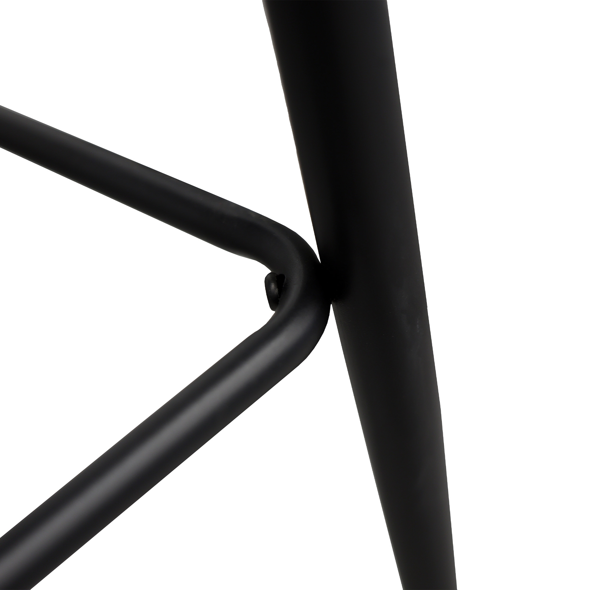 Scaun de Bar Clasic Small Beige HLR7+Black Legs