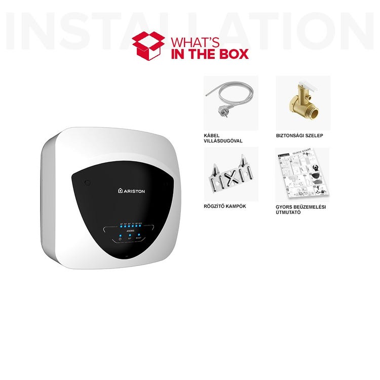 ARISTON бойлер Andris Elite wifi 30/5 EU alb