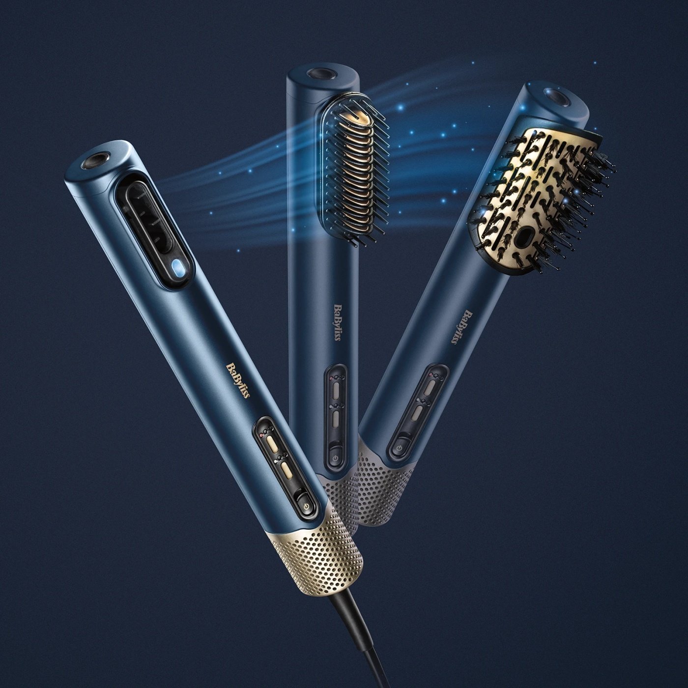 BABYLISS фен-щетка AS6550E синий