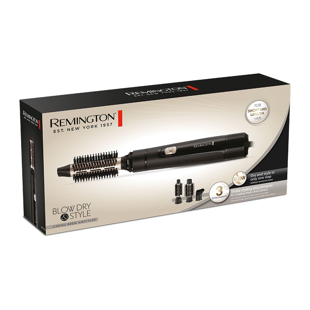 REMINGTON фен-щетка AS7300 negru