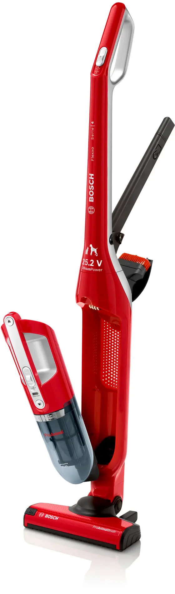BOSCH aspirator BBH3ZOO25 черный / красный