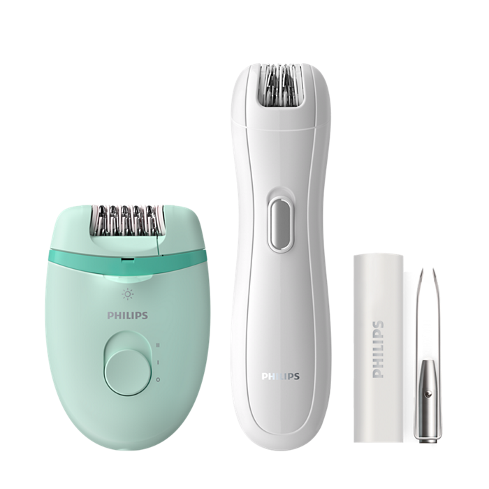 PHILIPS эпилятор BRP529/00 зелёный