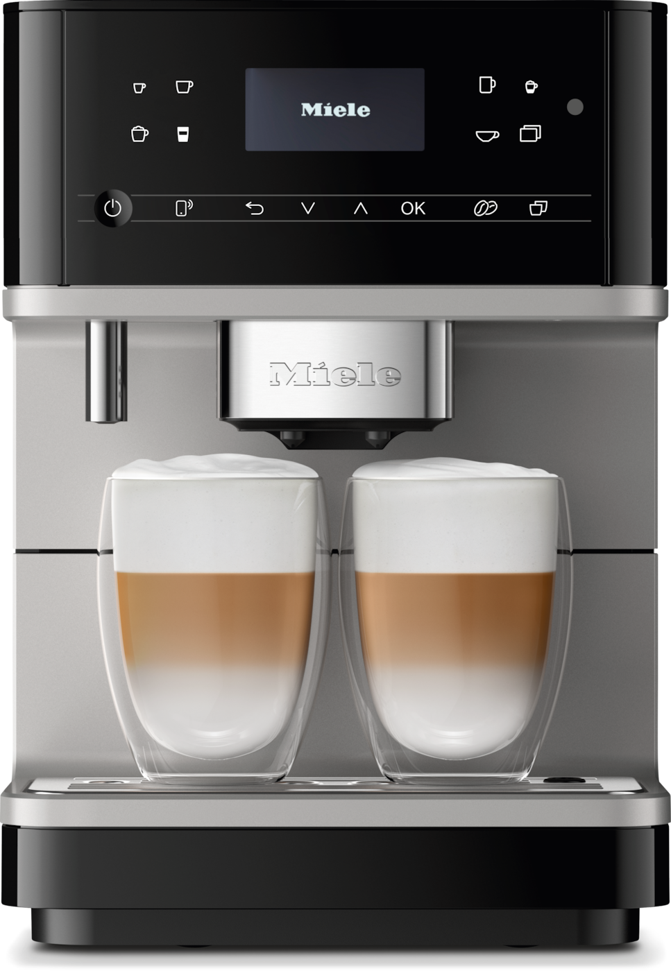 MIELE espressor CM 6160 Silver Edition gri