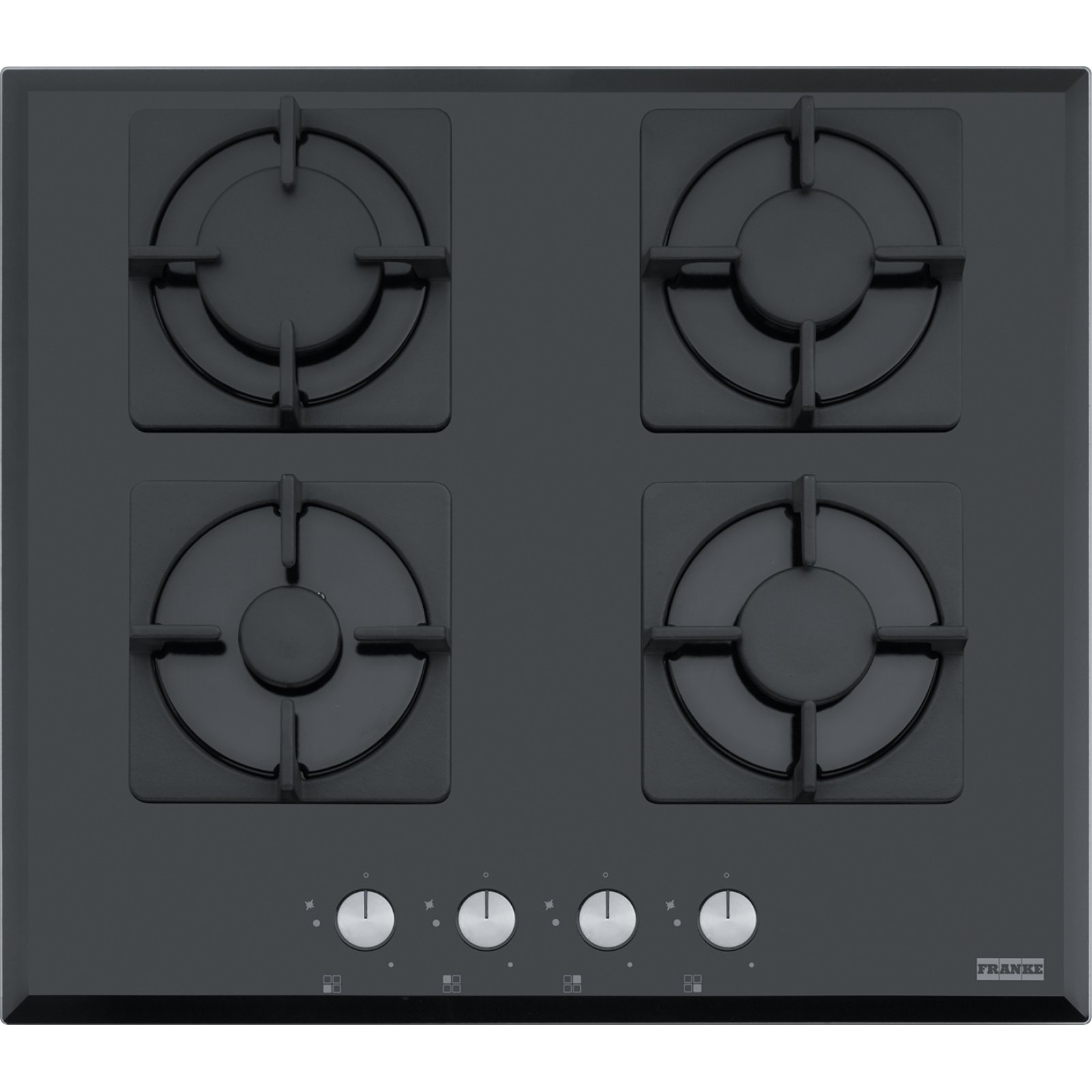 FRANKE газовая панель FHNS 604 4G BK C ( 106.0489.940 ) negru