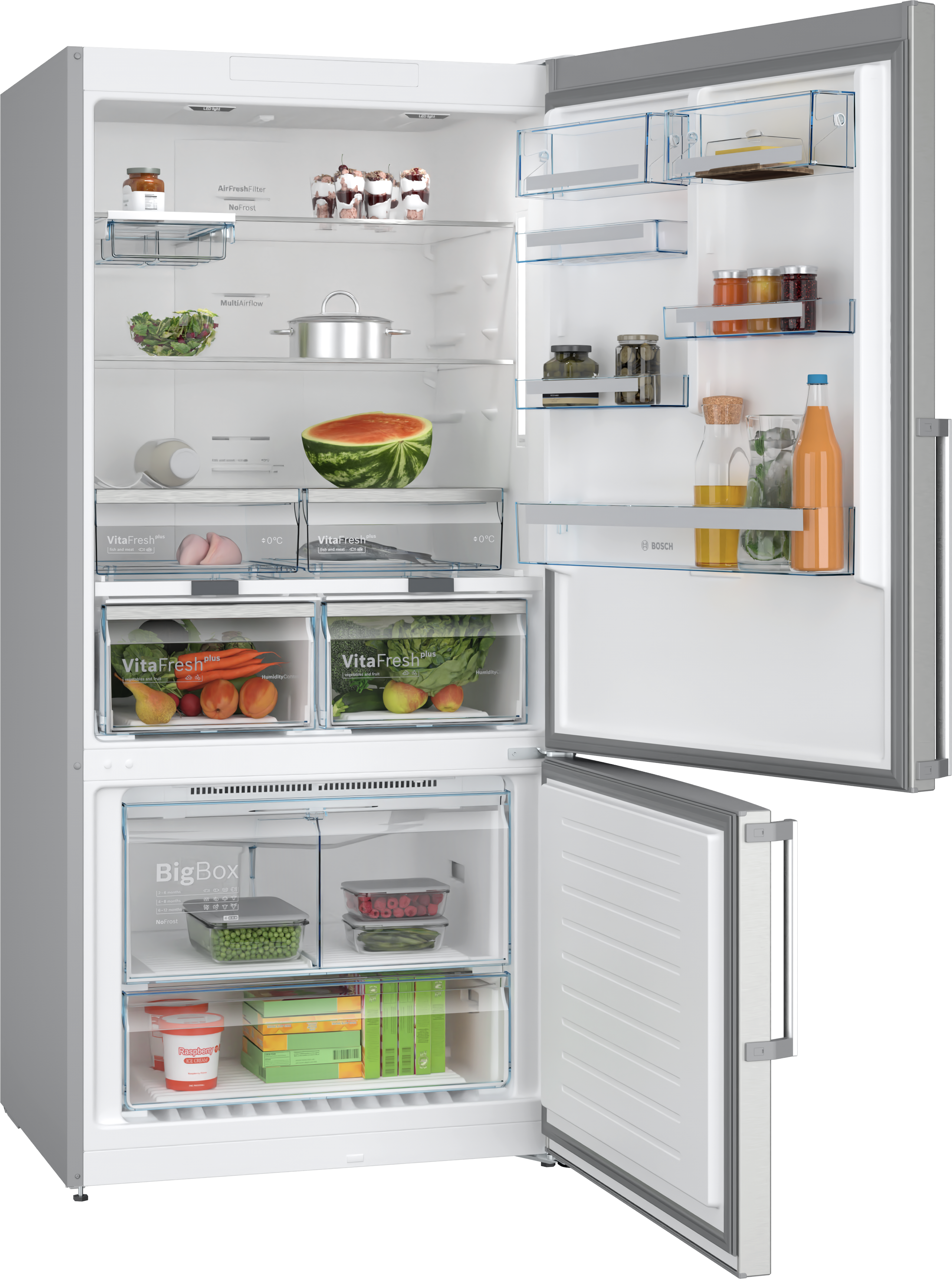 BOSCH frigider KGN86AIDR inox