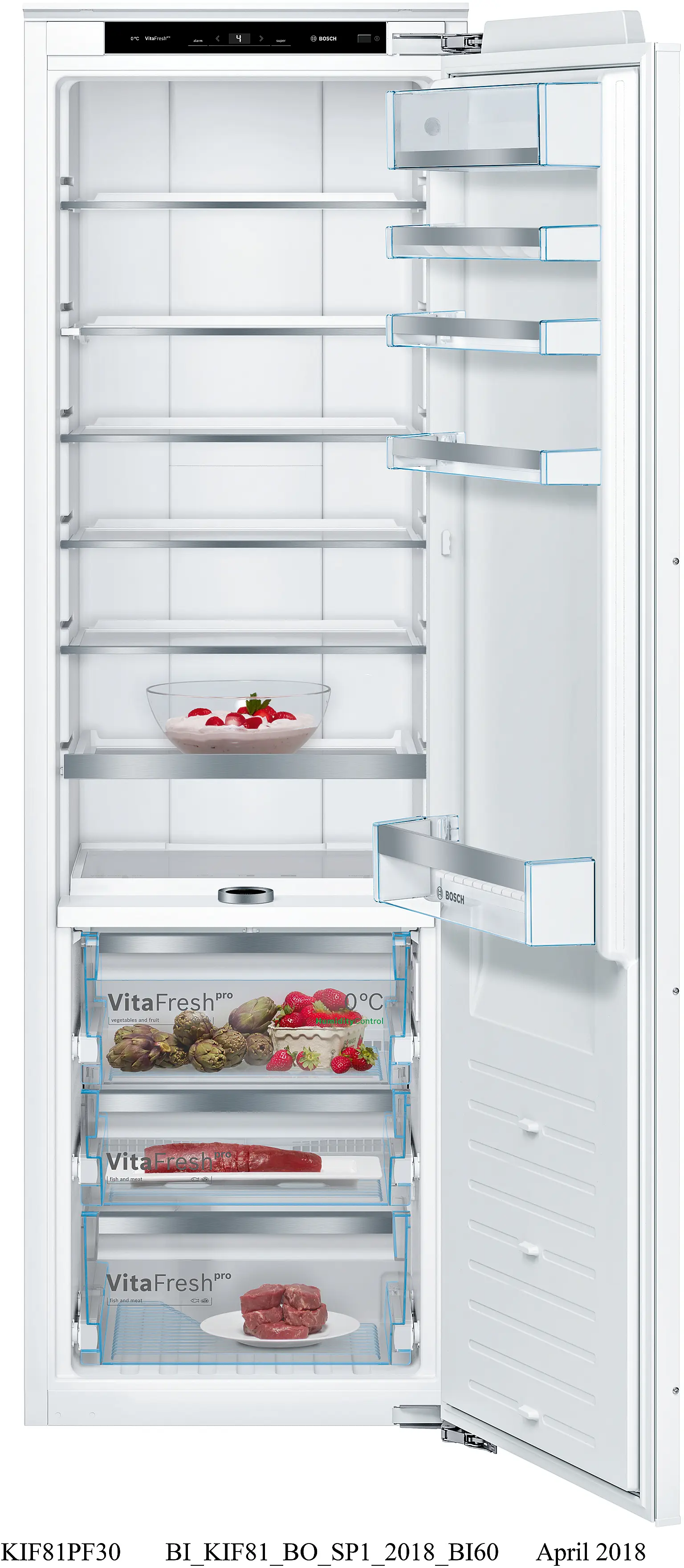 BOSCH frigider KIF81PFE0 incorporabil