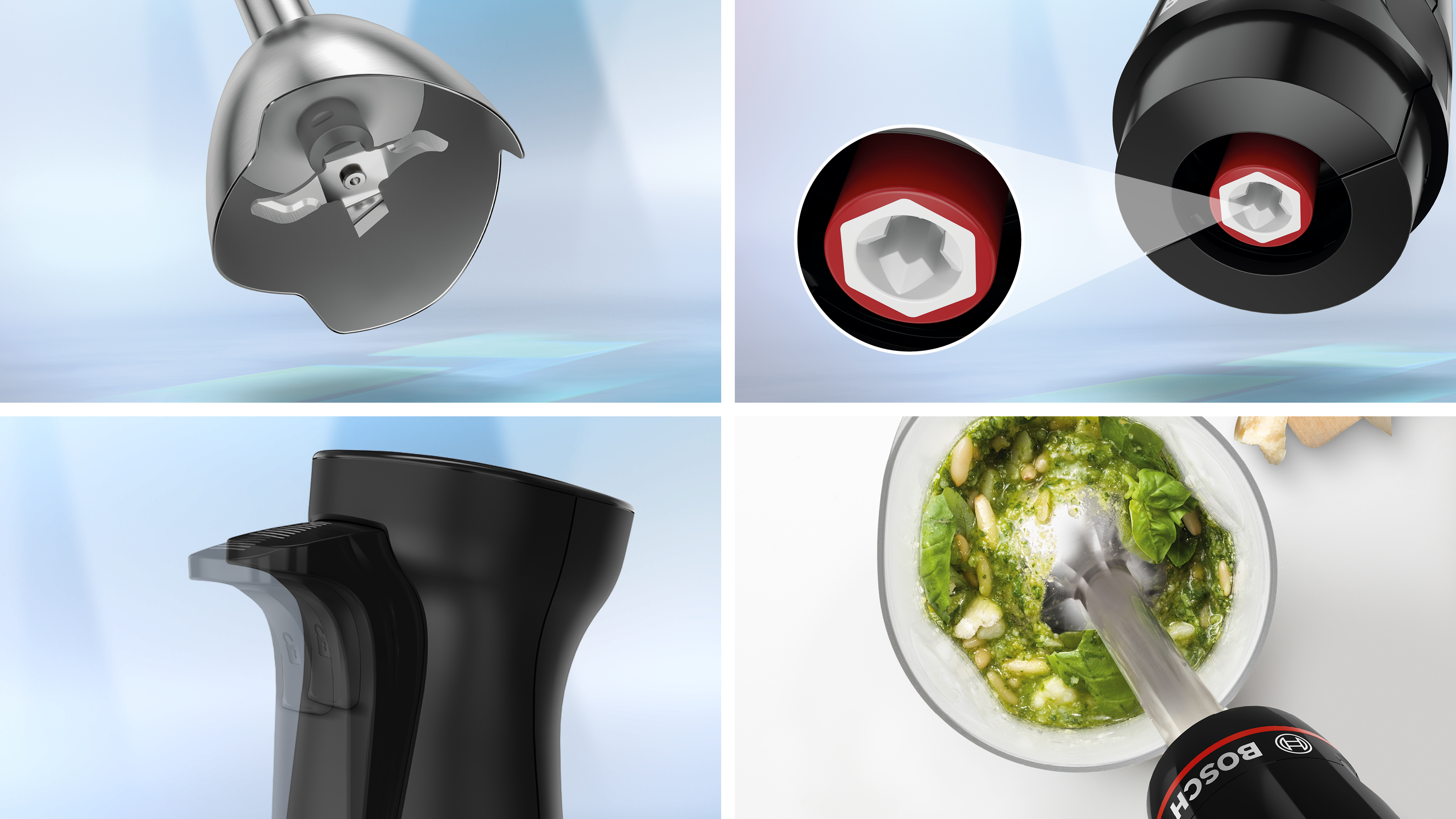 BOSCH погружной блендер MSM4B620 negru