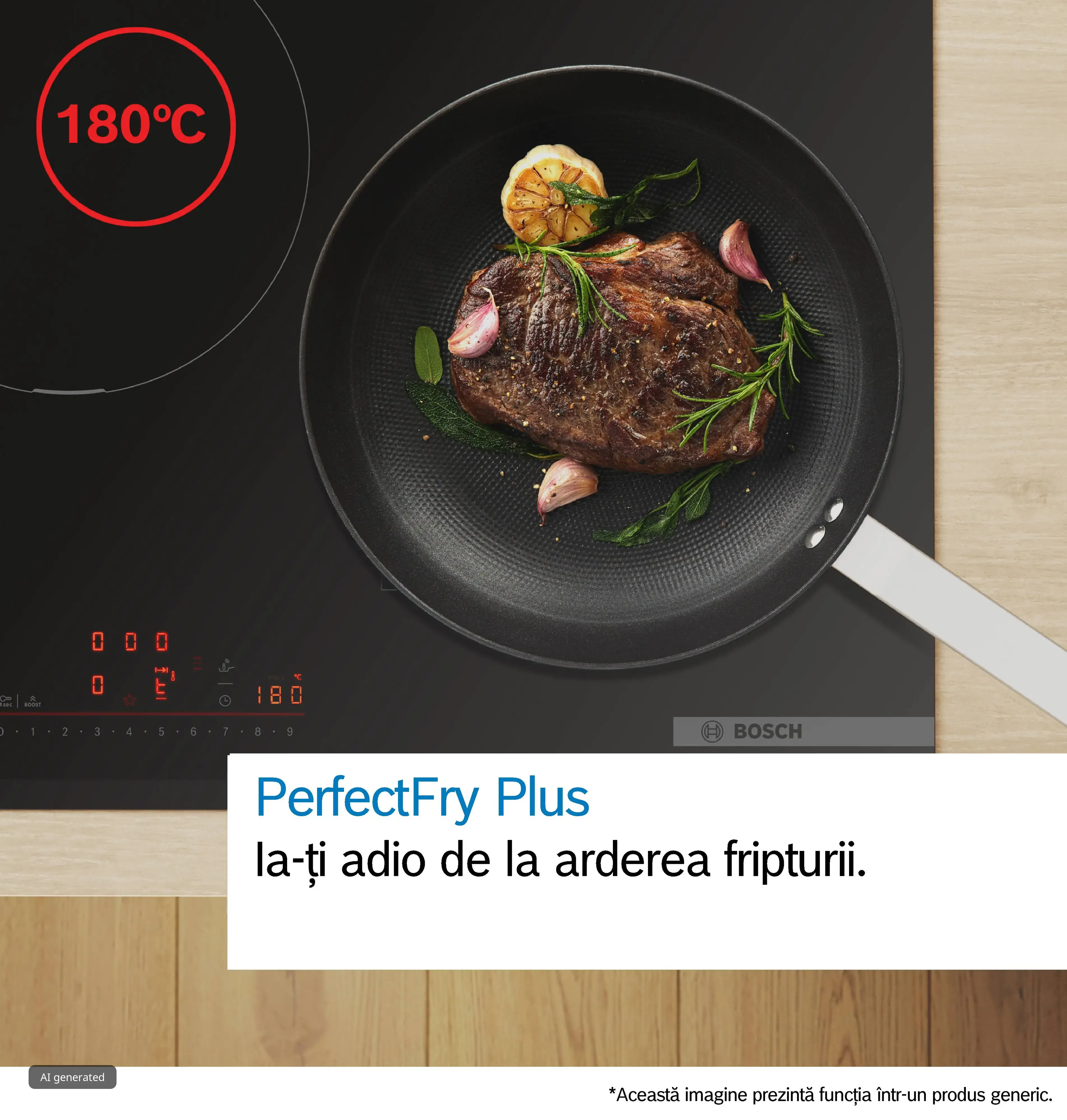 BOSCH индукционная плита PUE611HC1E negru