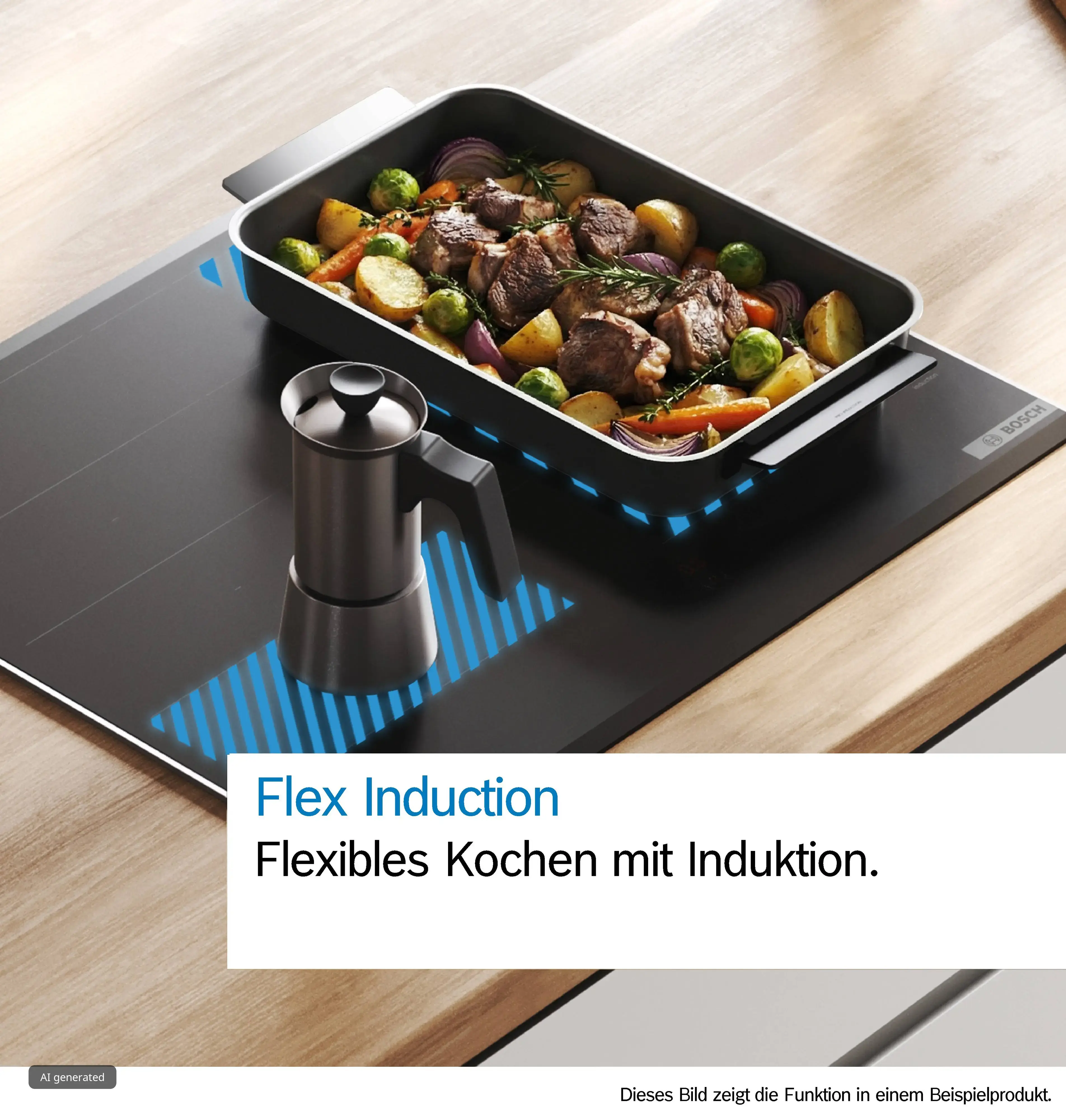 BOSCH индукционная плита PXX675DC1E negru